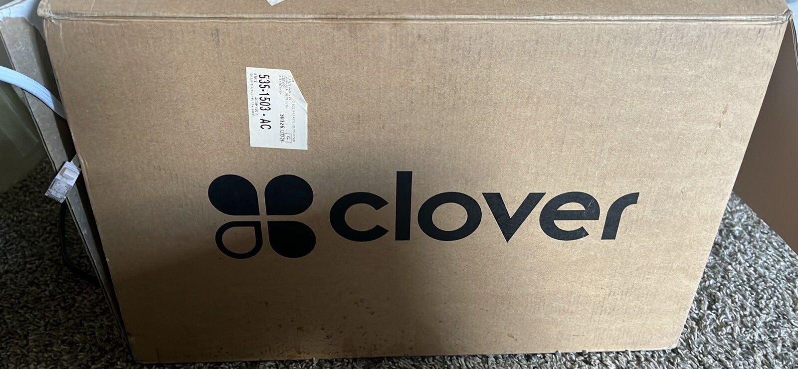 Clover Station C500 POS Point of Sale System P550 printer the complete set