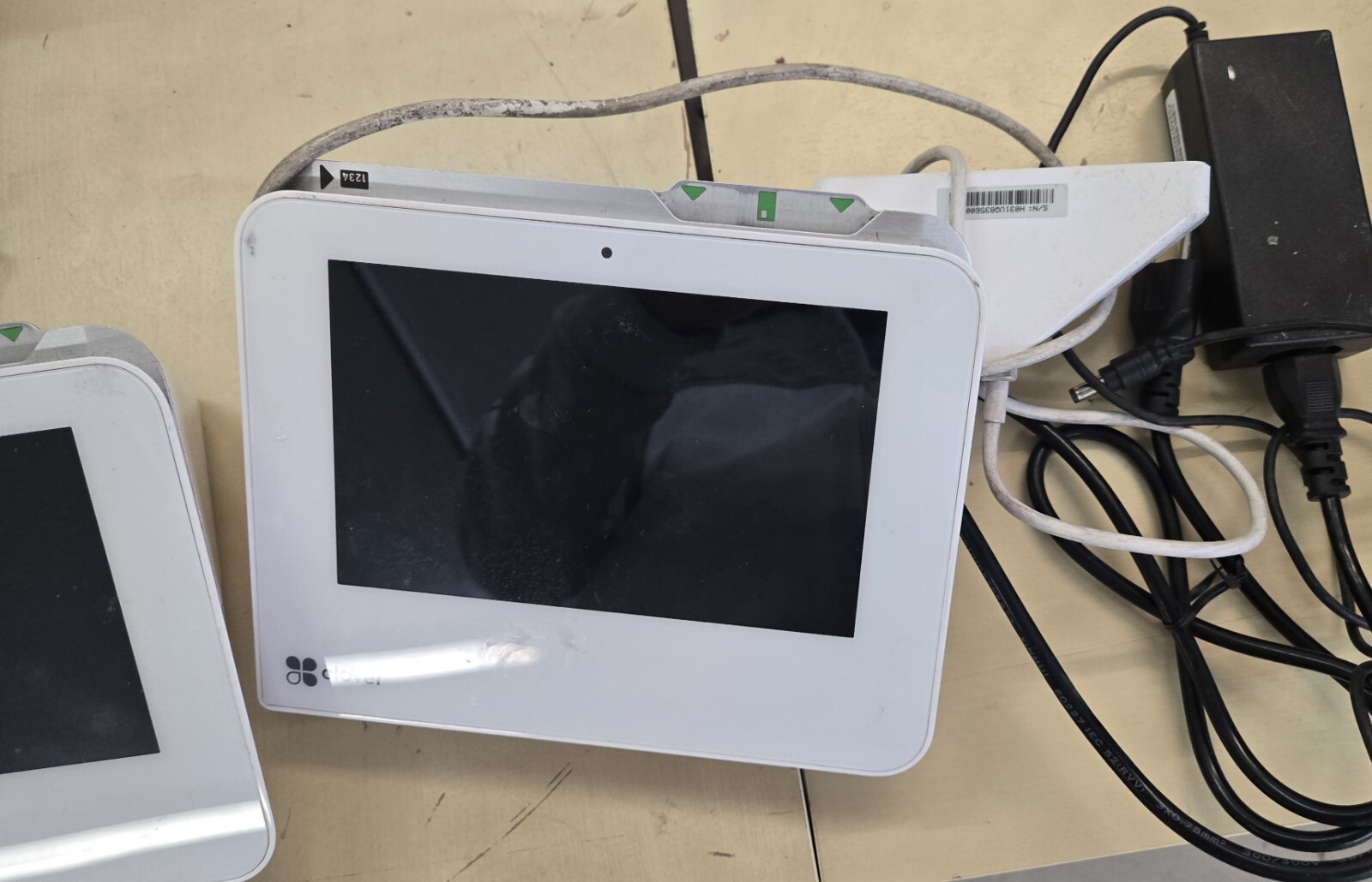 Lot of 2 Clover Mini Wifi C300 / POS Point of Sale System w/ Power Supply
