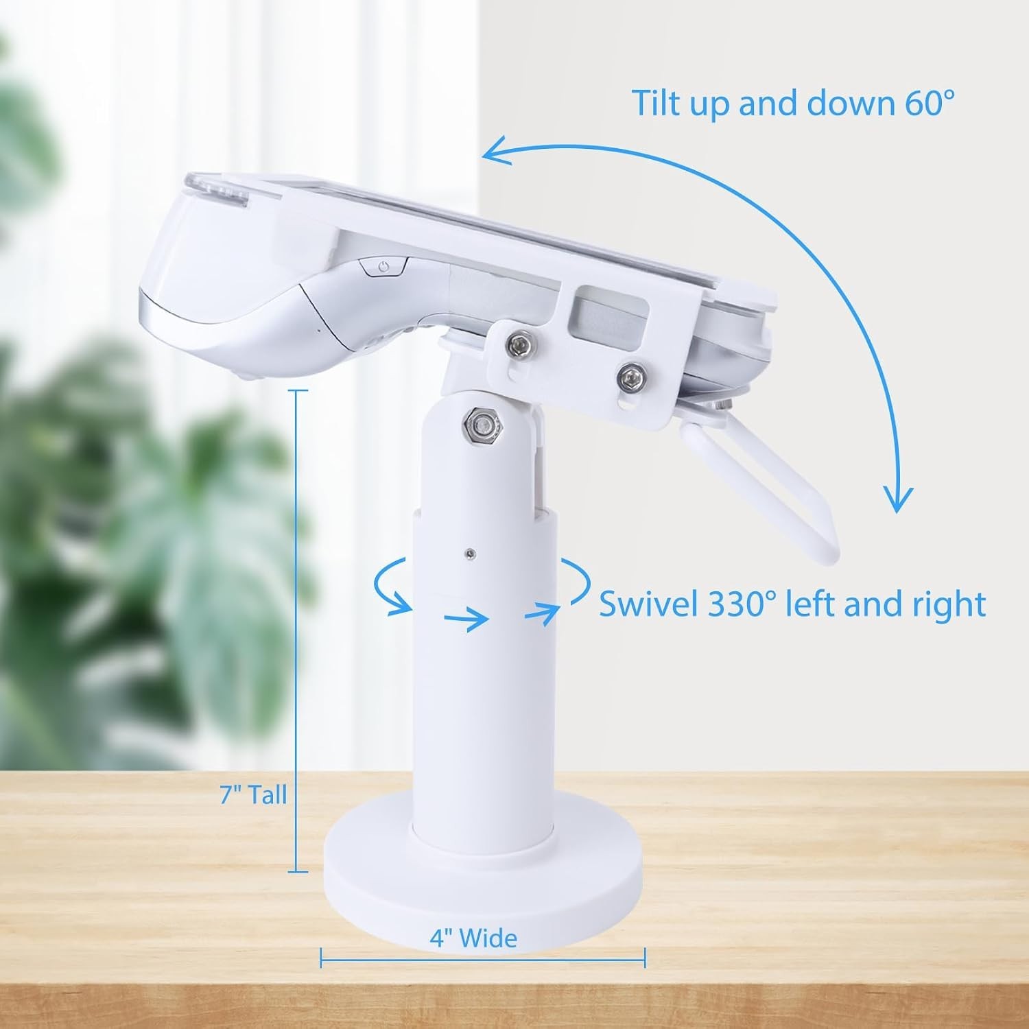 POS Terminal Stand for PAX A920 A920 Pro Credit Card Reader Holder Tilt Swivel