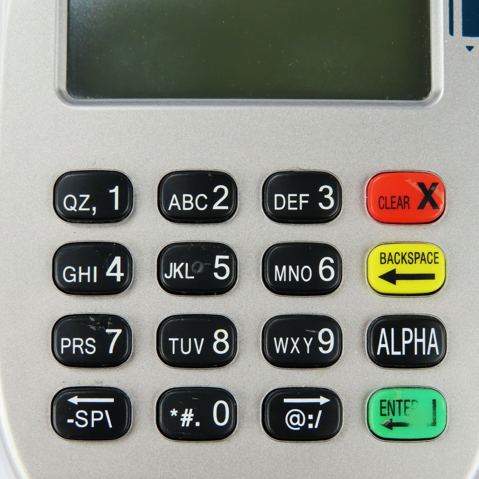 First Data FD100ti Credit Card Machine Used Powers On. No Power Cord