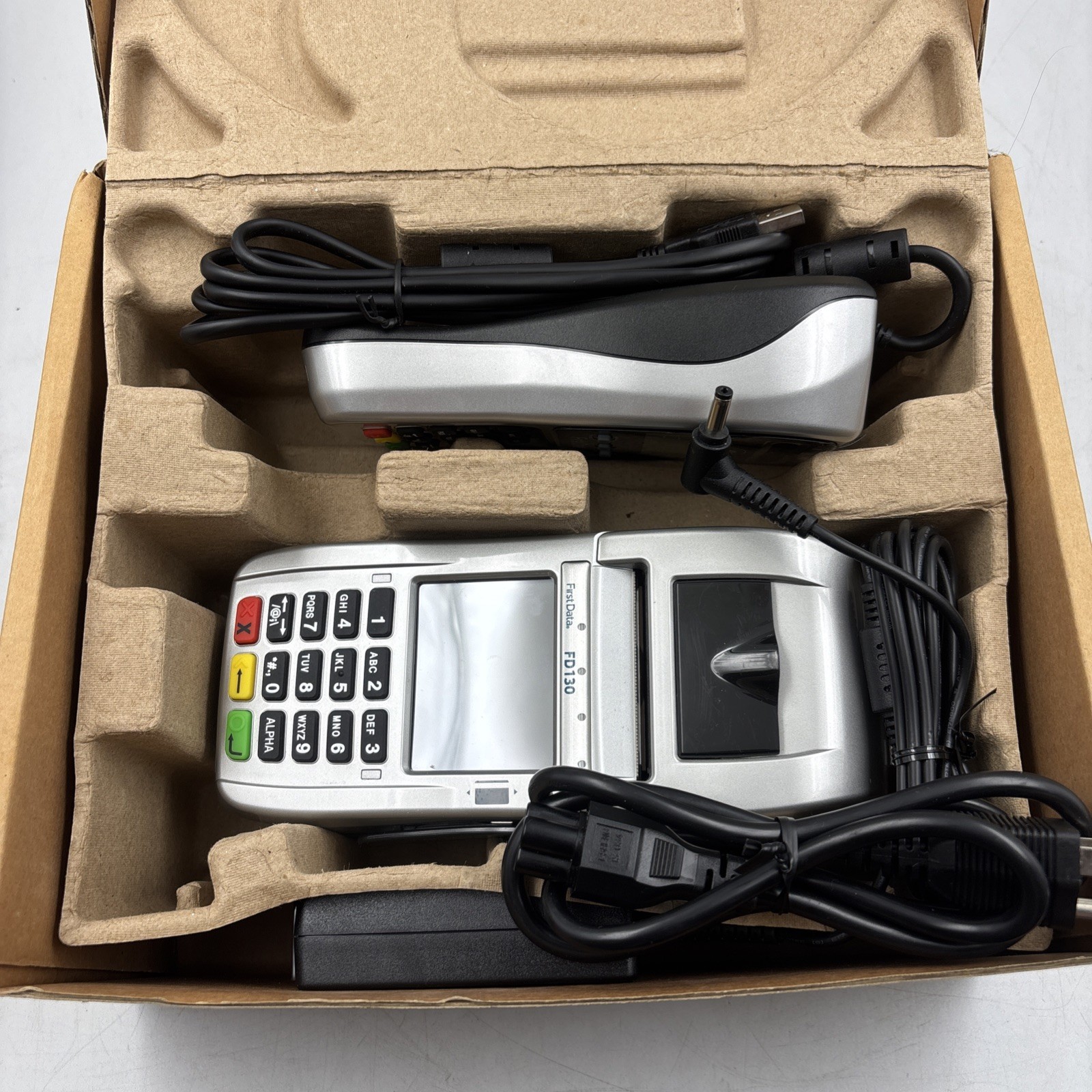NEW First Data FD130 Duo and FD-35 PIN Pad Credit Debit Card POS Terminal