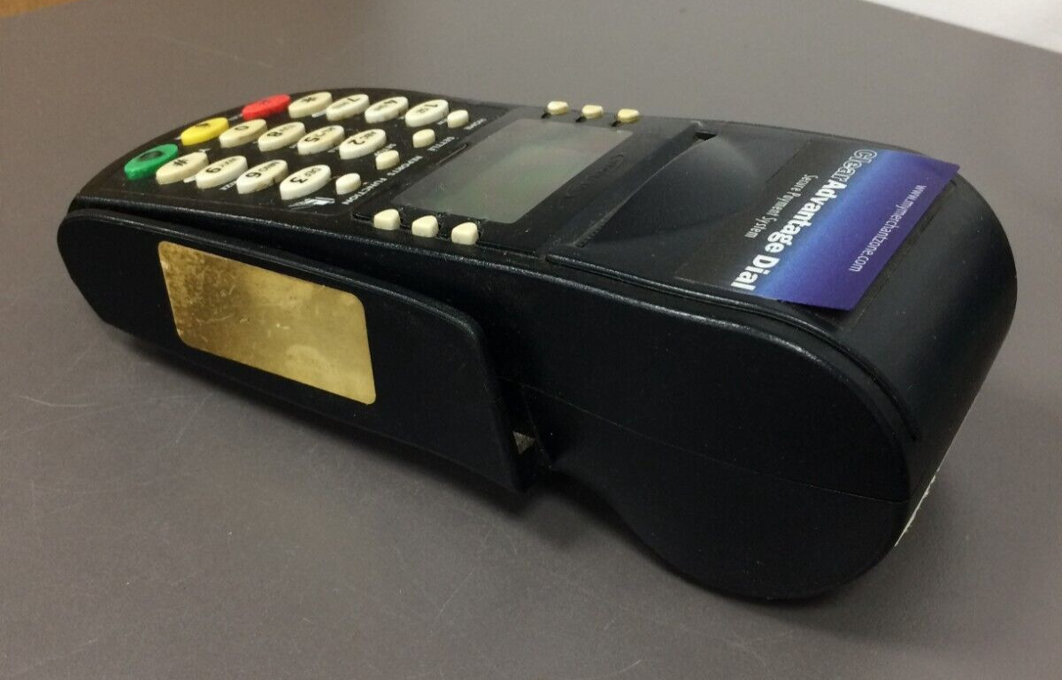 EQUINOX Model T4205, 010344-003R ZBE Credit Card Reader, w Phone Cable, NO POWER