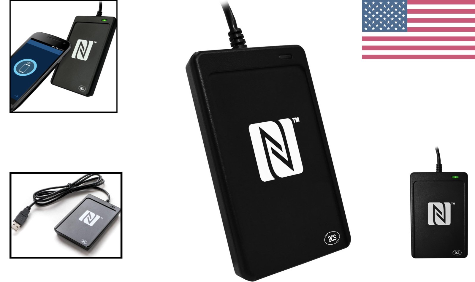 Compact USB NFC Reader III – Multi-OS Compatible, Ideal for Marketing Solutions