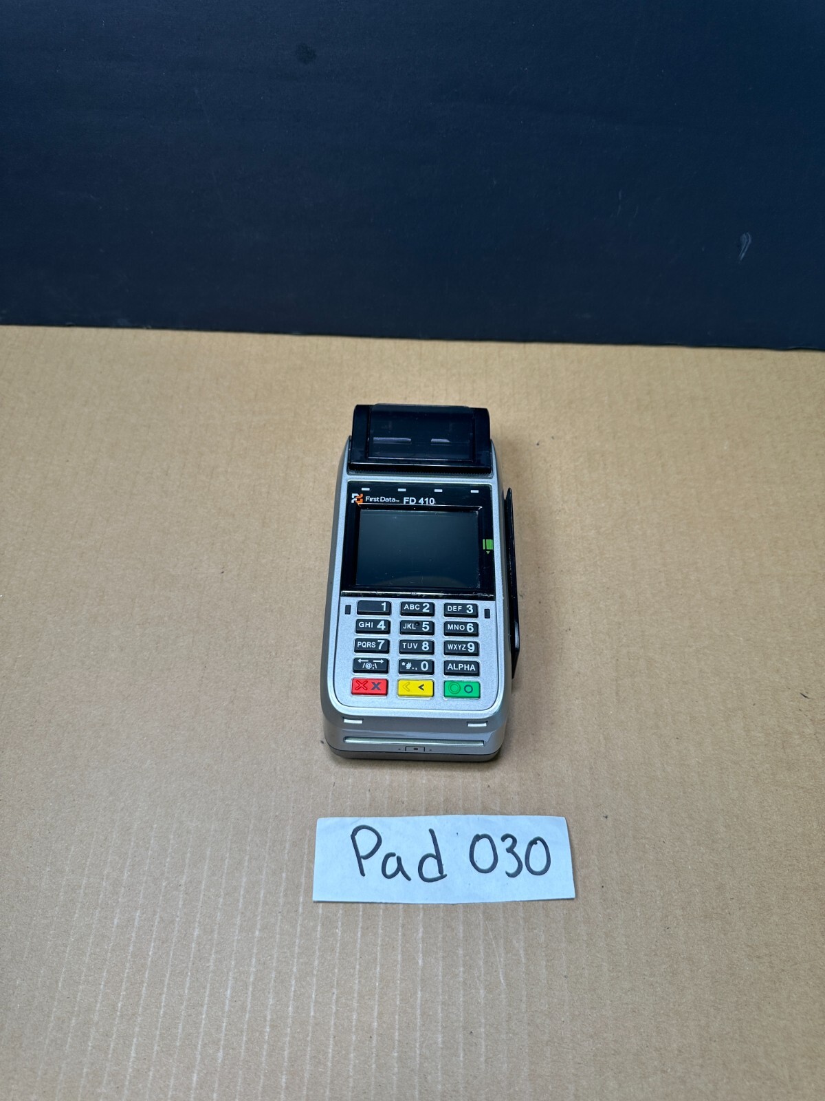First Data FD410 DW EMV Wireless Handheld Credit Card Terminal