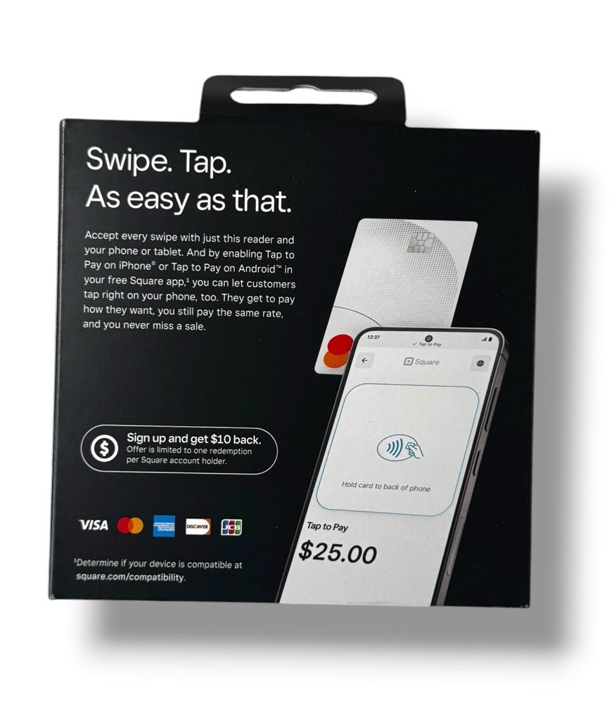 Square Magstripe Reader USB-C Credit Card Reader Android Only New