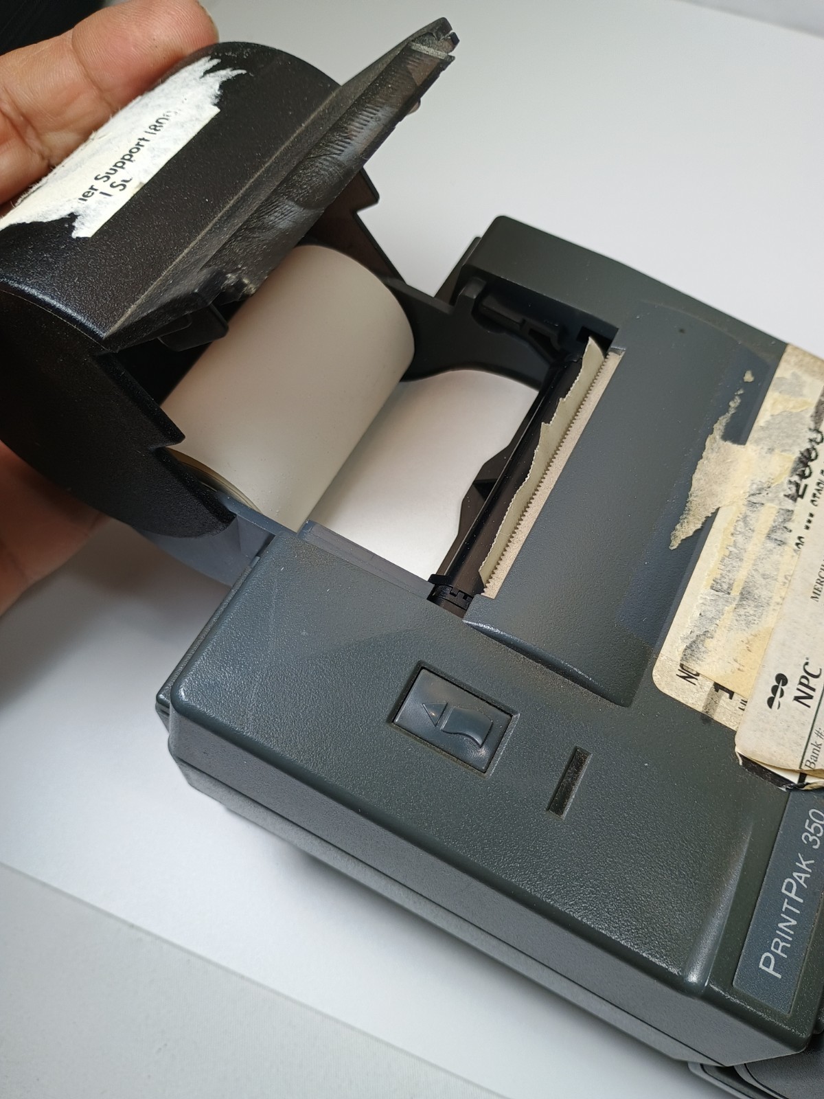 Verifone Omni 396 PrintPak 350 Credit Card Terminal Reader Swiper Printer