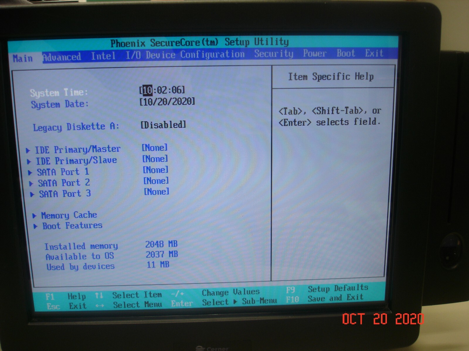POSIFLEX CERNER CECK1501 POS TERMINAL & SD-700 MAGNETIC READER 2GB NO PSU /COVER