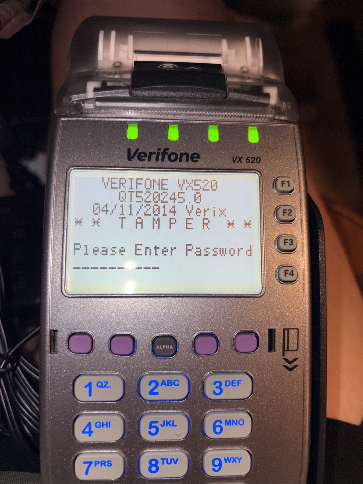 VeriFone VX 520 CTLS M252-653-AD-NAA-3