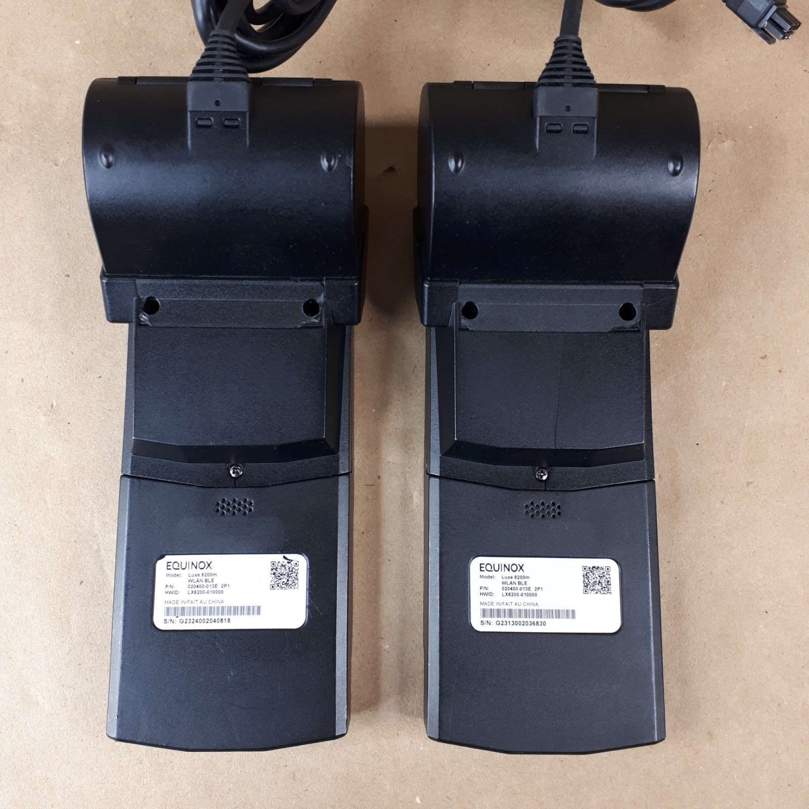 Equinox Luxe 6200m WLAN Payment Terminal Printer LX6200-010000 Lot of 2 E7042