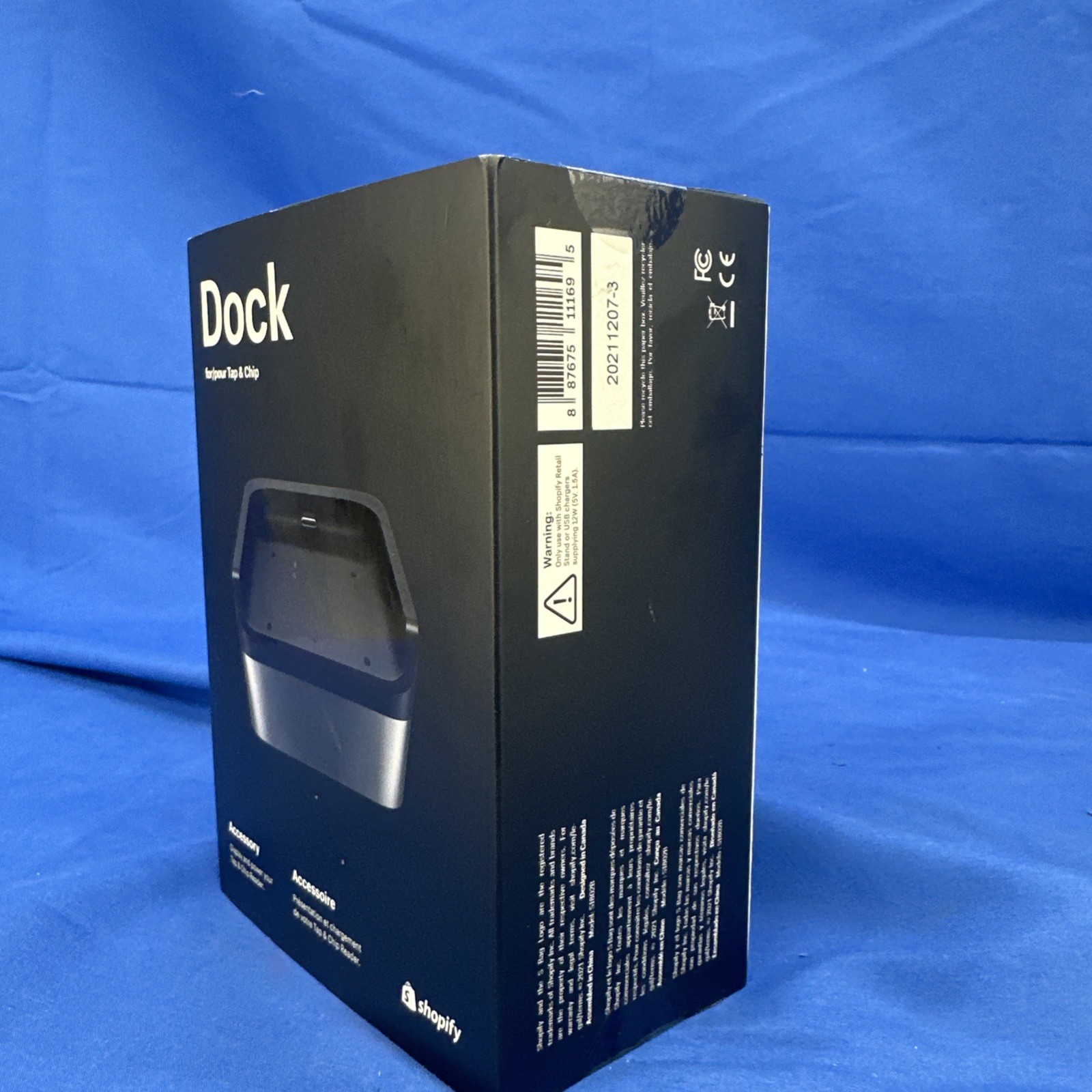 NEW Shopify S1802B Dock for Tap and Chip POS Card Reader Model S1801