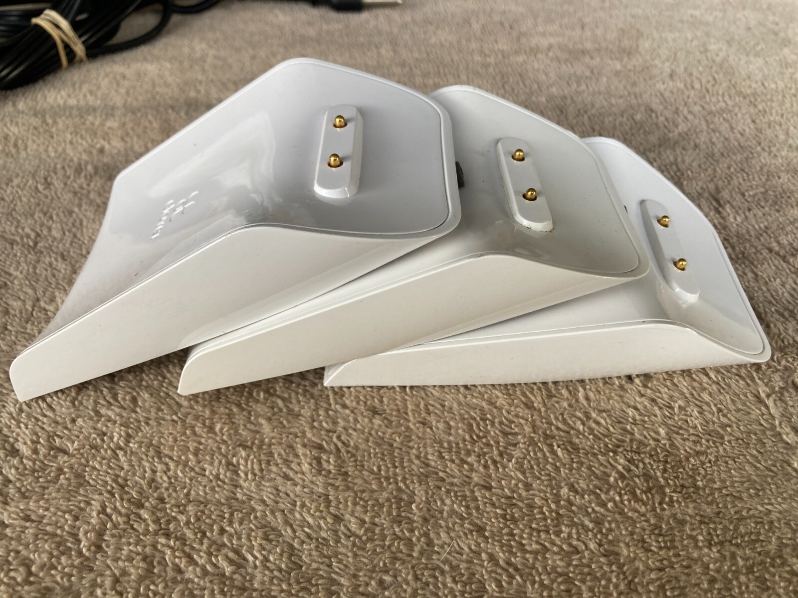 Lot of (3) Clover Flex K400 Charging Cradles Base plus Power Supply.