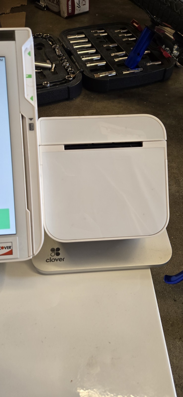 Clover Station C500 POS System P550 Printer HUB, Cash drawer & Power | Reset