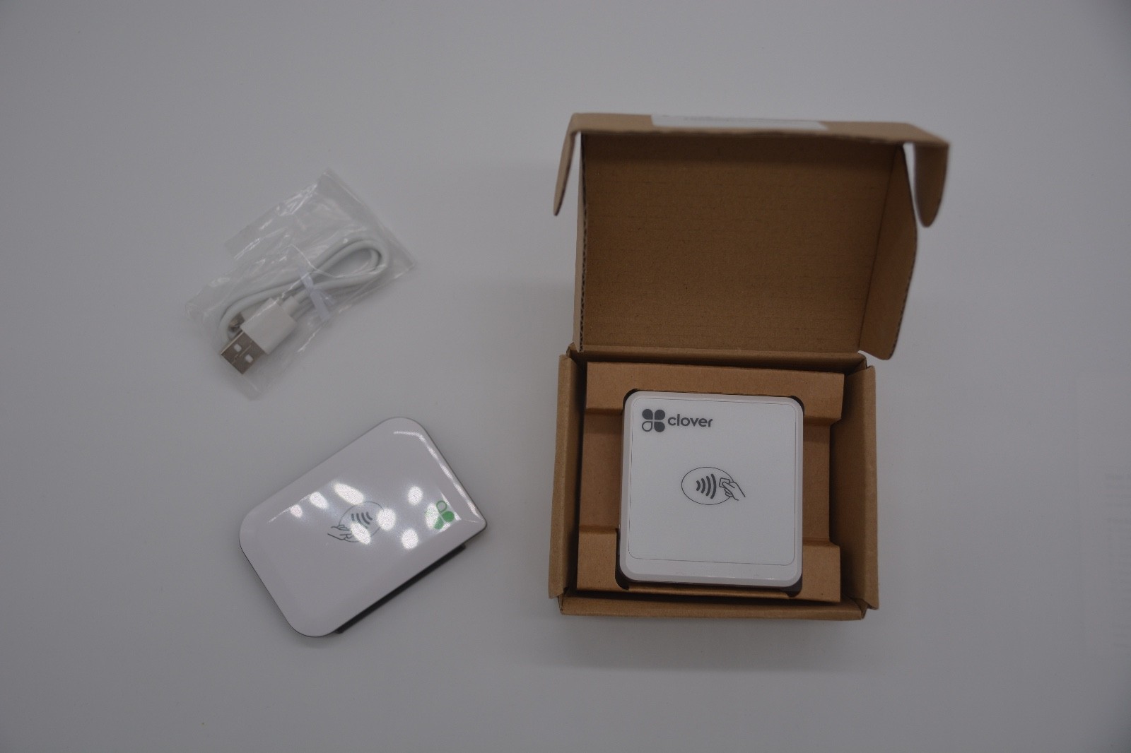 Cover Go C600 (Used) & RP457A Contactless +Chip+Swipe Card Reader (New) Bundle