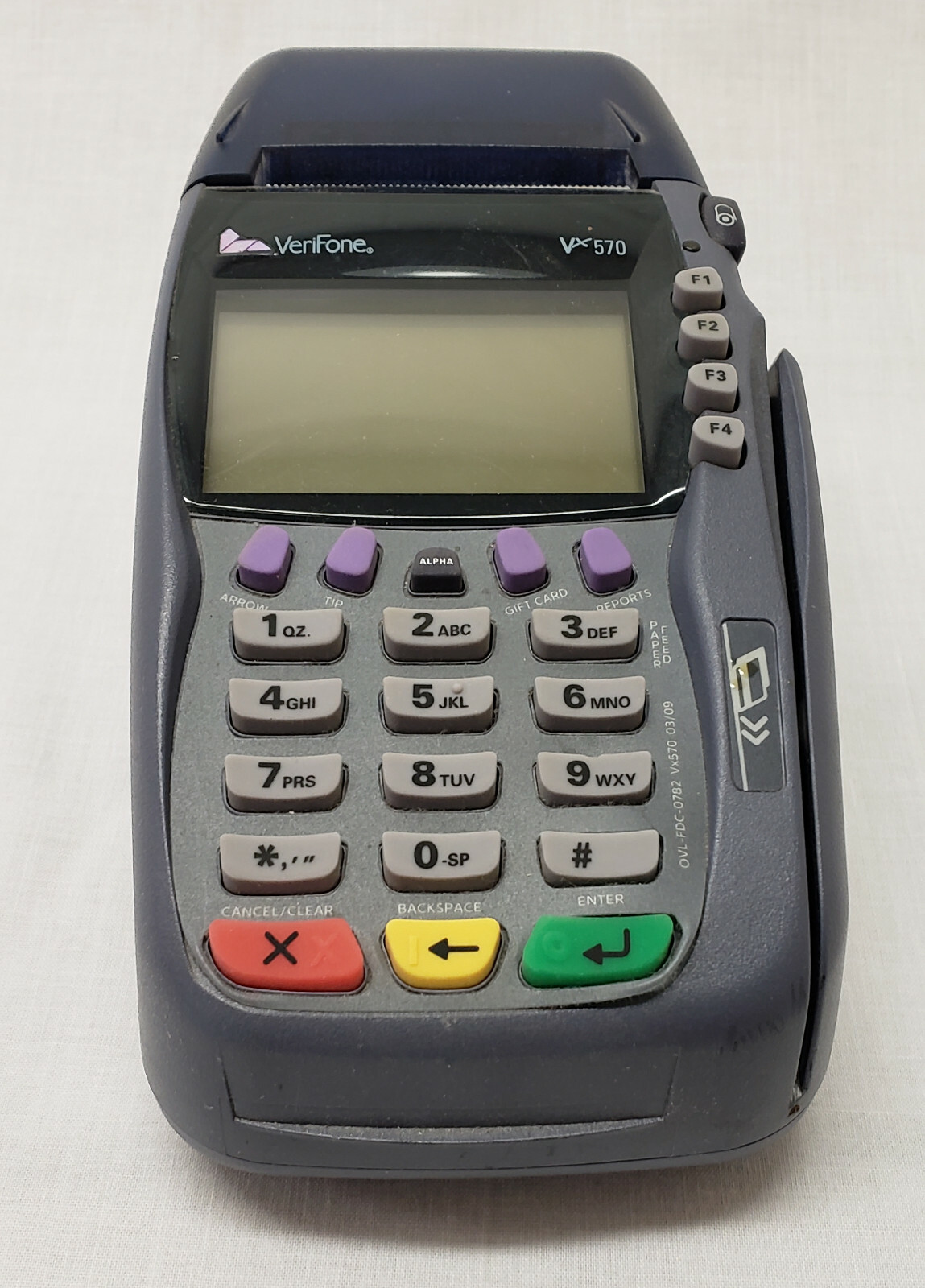 VeriFone Vx570 Credit Card Swipe Terminal/Printer 