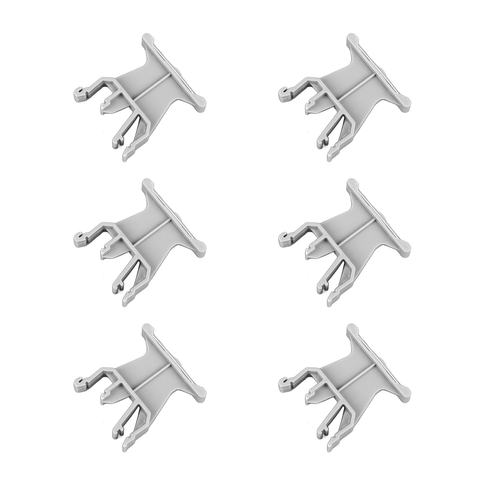 100x Terminal Marker Carrier 35mm DIN Rail Installation UK B1 Marking Label For