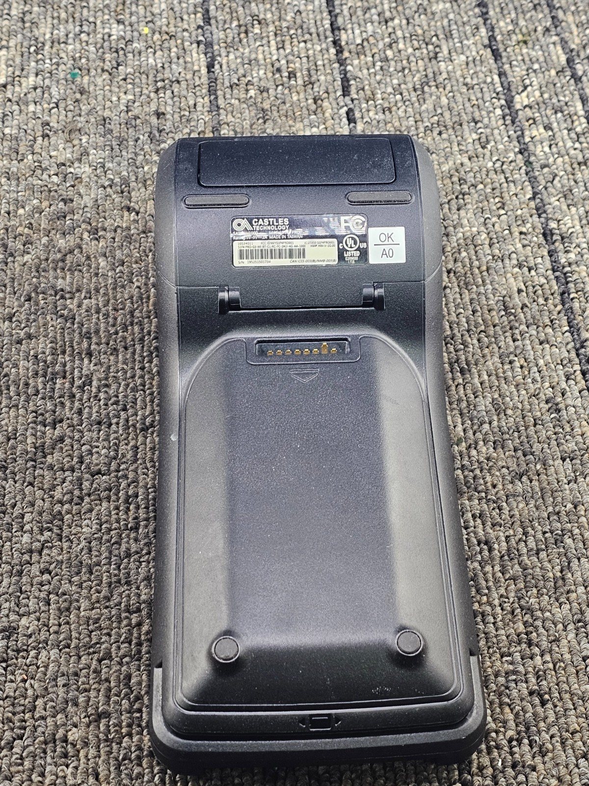 Castles Technology S1F4 PRO: Payment Terminal Touch Wireless *PARTS ONLY*
