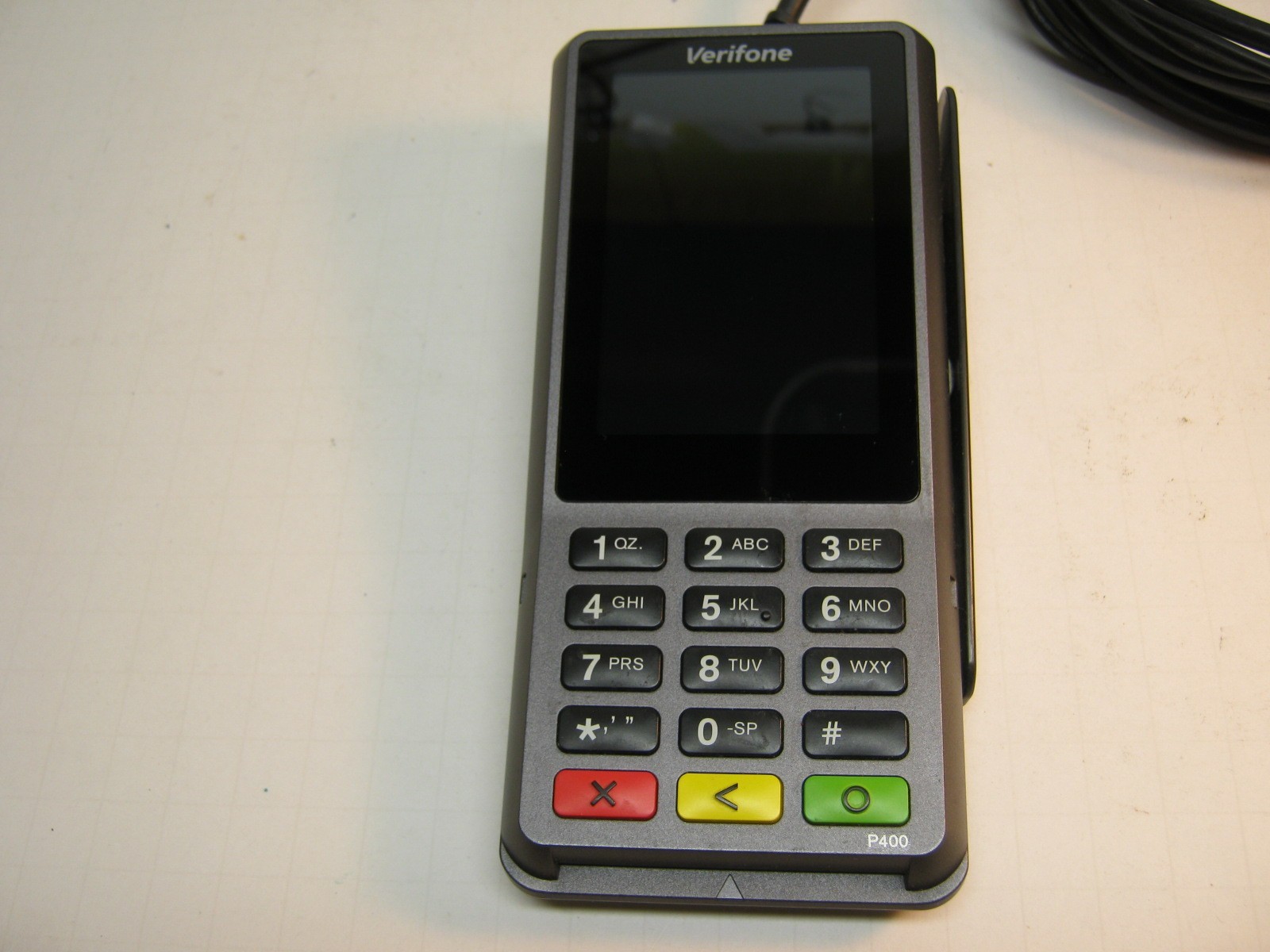 VeriFone P400 Plus Payment Terminal (Pin Pad) with Cable and Power Cord