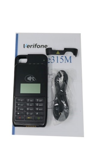 VERIFONE PAYWARE E315M IPHONE 5 IPOD MOBILE BARCODE CC TERMINAL M087-313-10-WWA