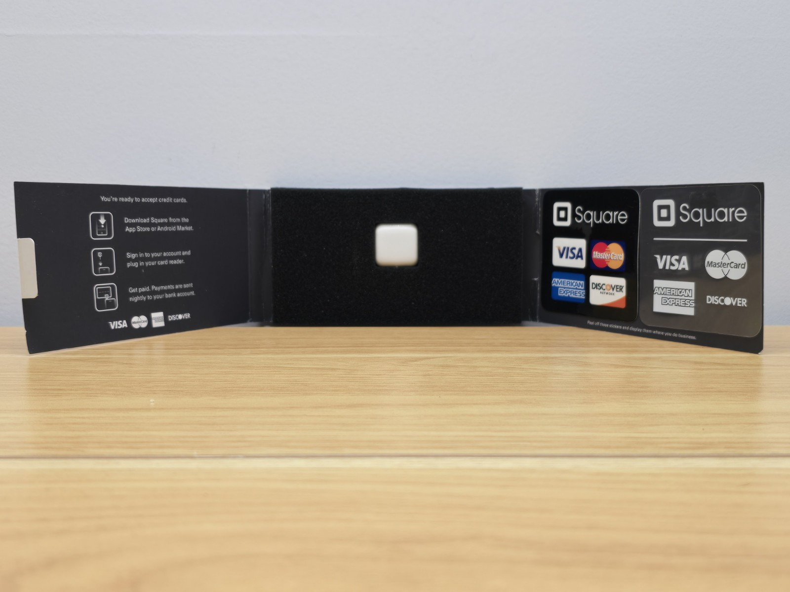 Square Credit Card Reader For Magstrip 3.5mm Plug-In