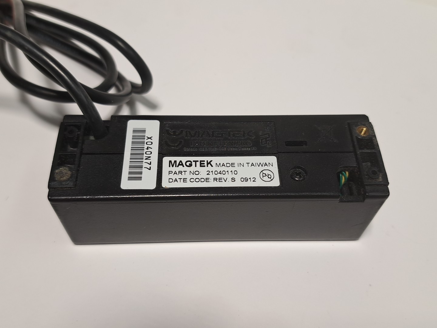 MagTek 21040110 USB Magnetic Credit Card Swipe Reader