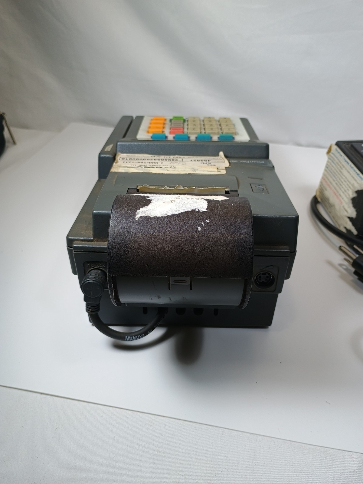 Verifone Omni 396 PrintPak 350 Credit Card Terminal Reader Swiper Printer