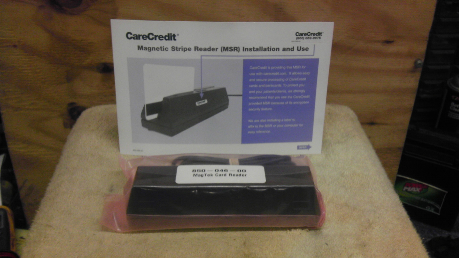 NEW 2-TRACK MAGTEK 850-046-00 MAGNETIC STRIP SWIPE CARD READER USB 21073008