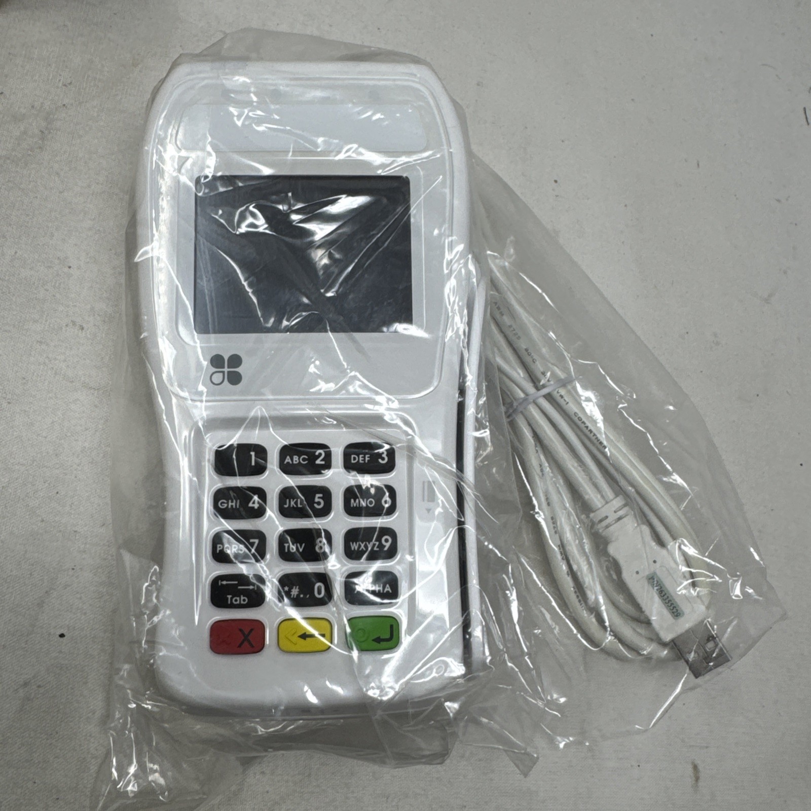 BRAND NEW! Clover XAC xPED-8006L2-3CR White LCD Display POS PINPAD 8006 (VB)