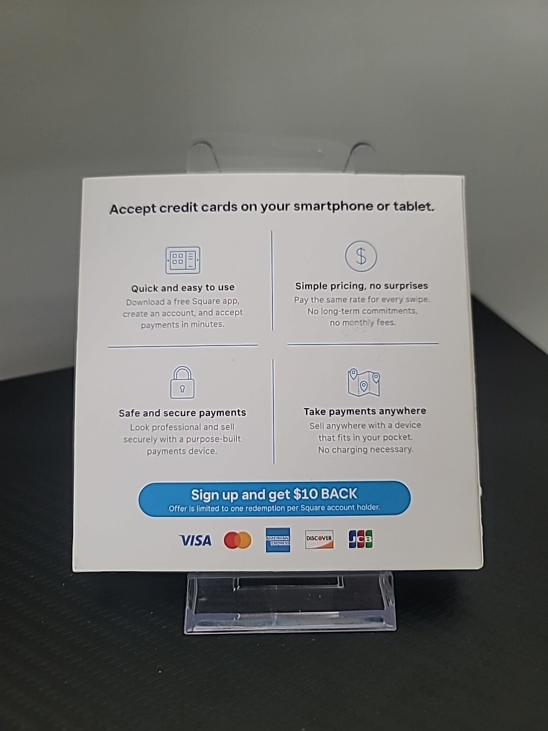 Square Credit Card Reader for iPhone, iPad and Android-NEW