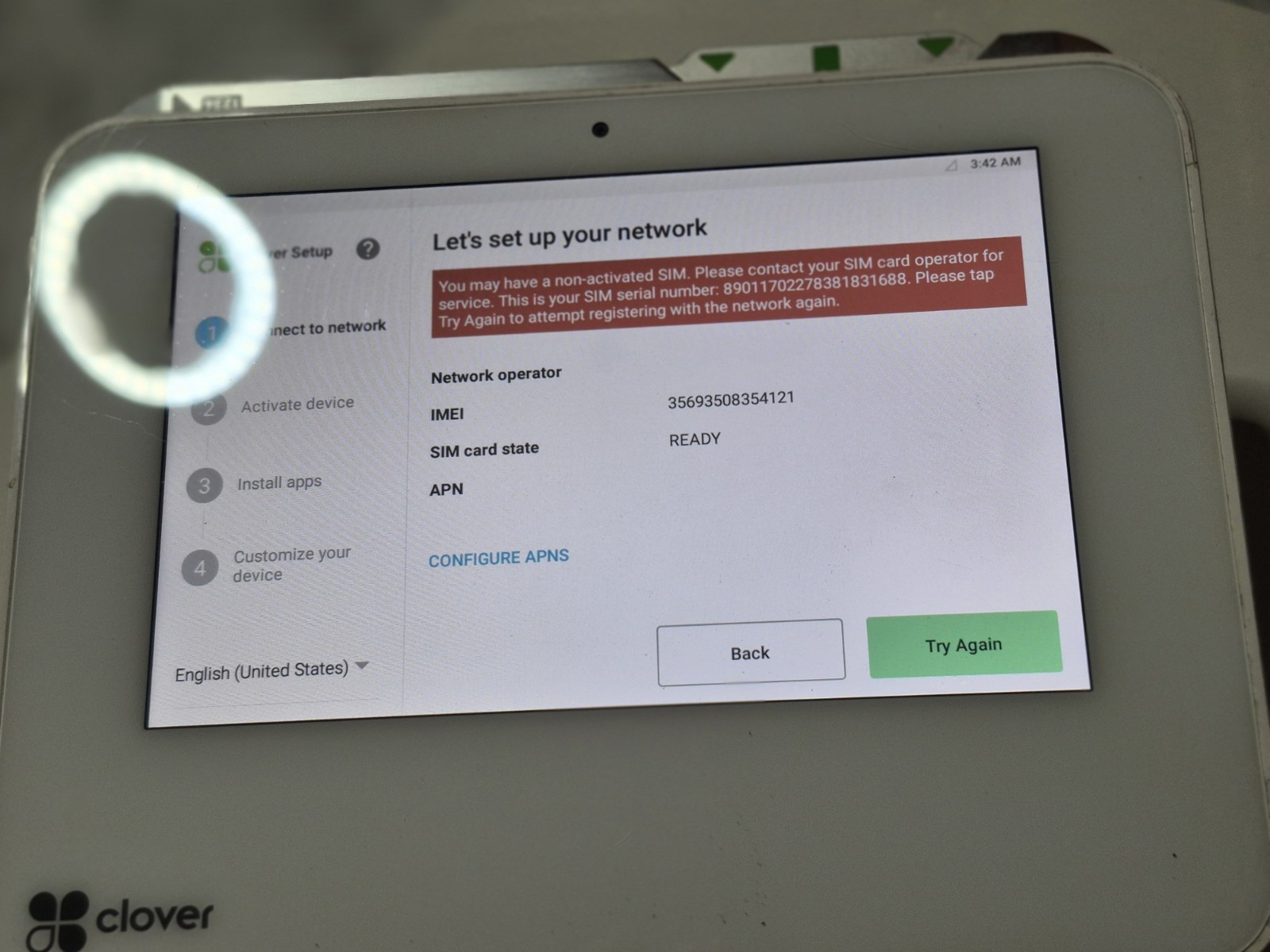 Clover Mini POS System for Small Business, Credit Card Reader Anywhere Machine