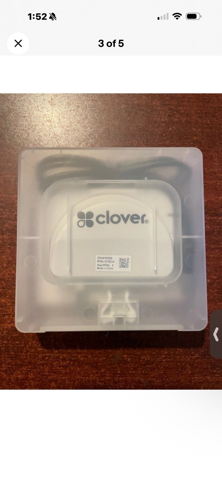 Clover Go Credit Card Scanner Reader – New With Box Z65