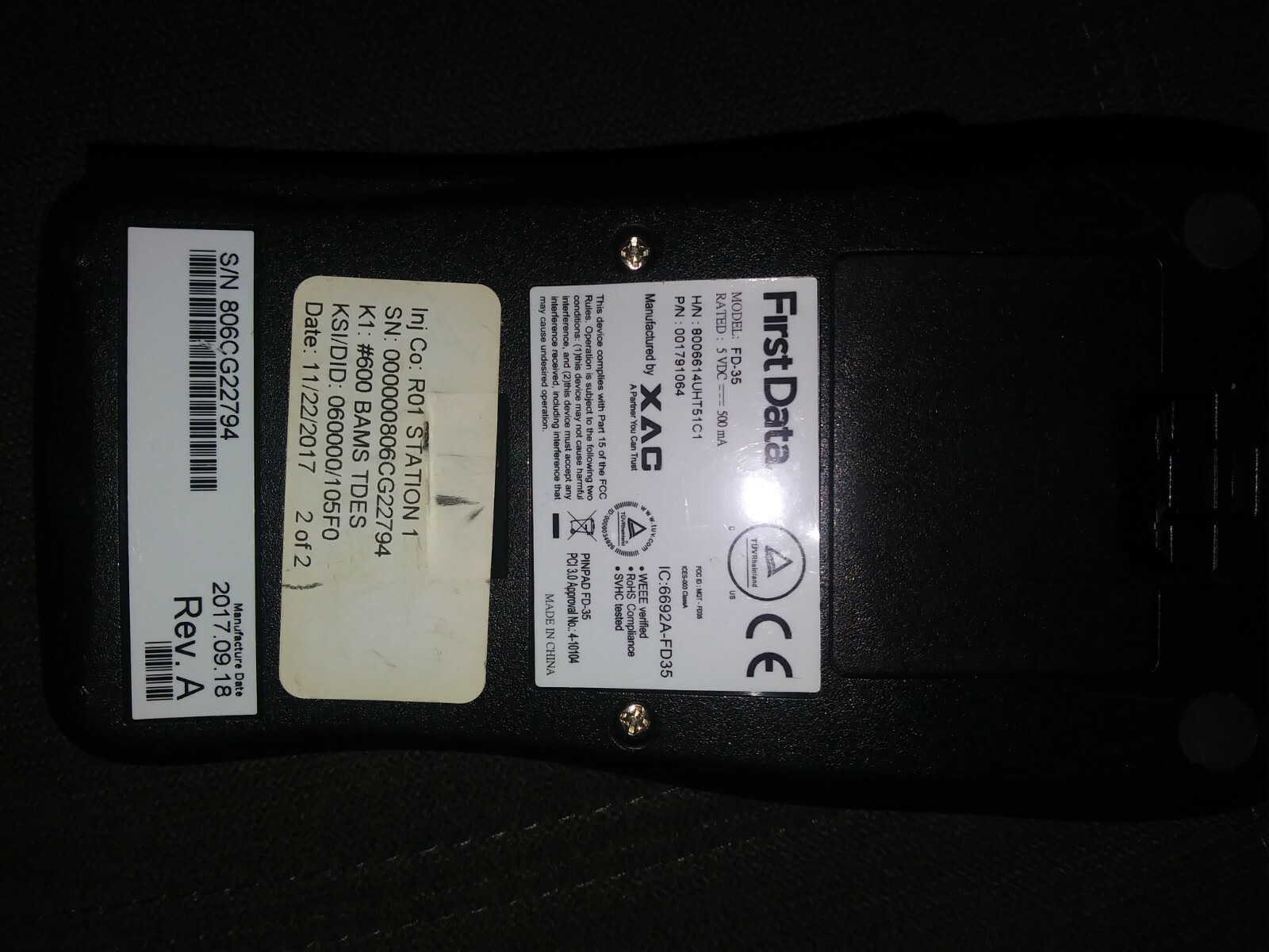 First Data FD130 Duo and FD-35 PIN EMV Pad Credit/Debit Card POS Terminal – Read
