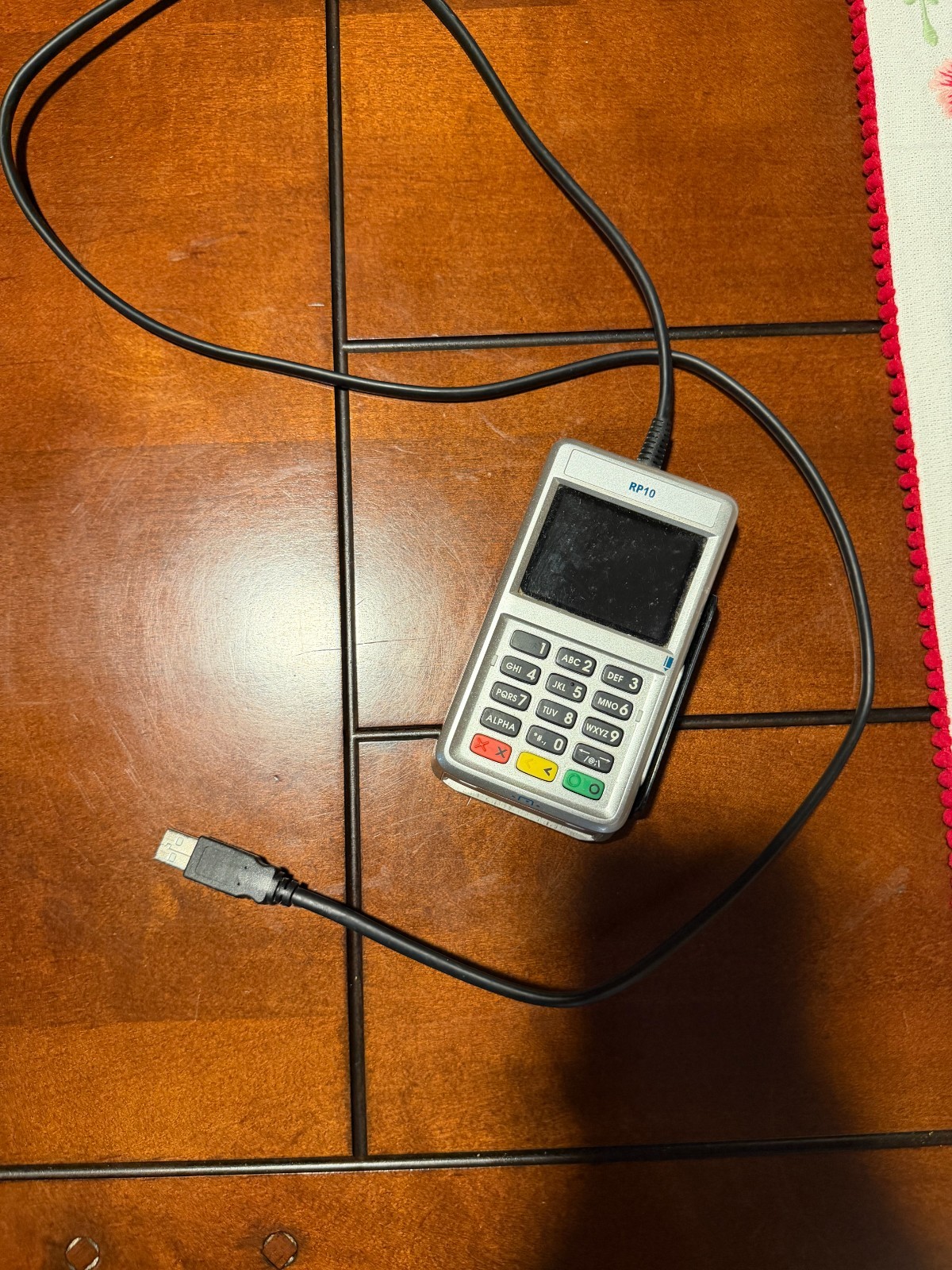 First Data RP10 CARLTN PIN Pad (Only) xCL_RP-10 (for FD150 Credit Card POS) USED