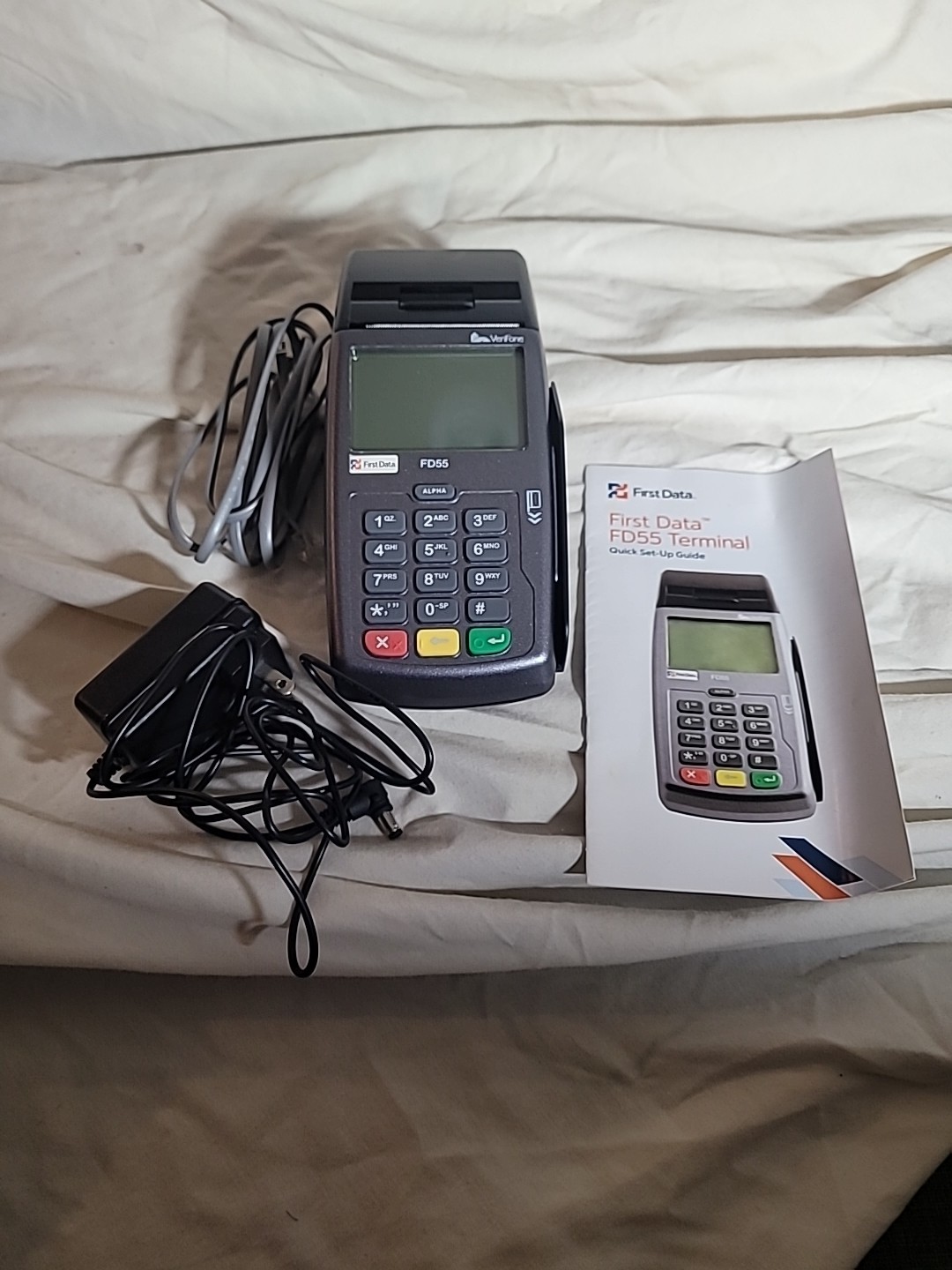 VeriFone POS Credit Card Terminal FD55 First Data