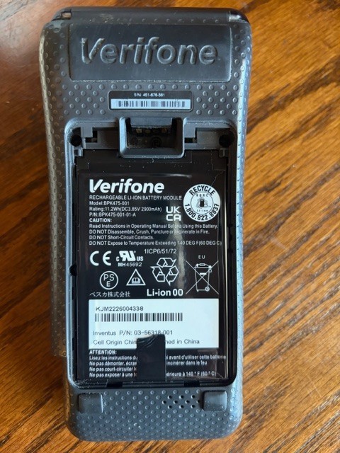 Verifone V400M Payment Machines/ Debit/Credit Card Terminal with Chargers