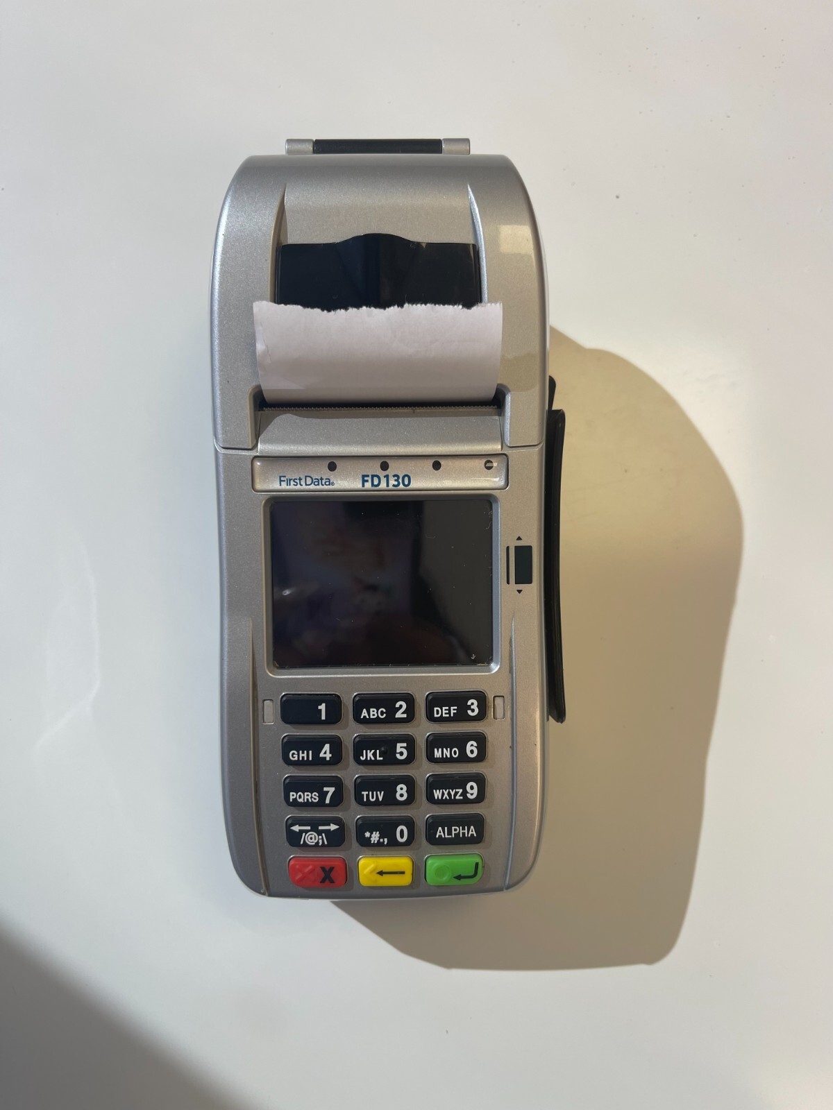 First Data FD130 Credit Card Terminal TESTED WORKING Used Good Condition 
