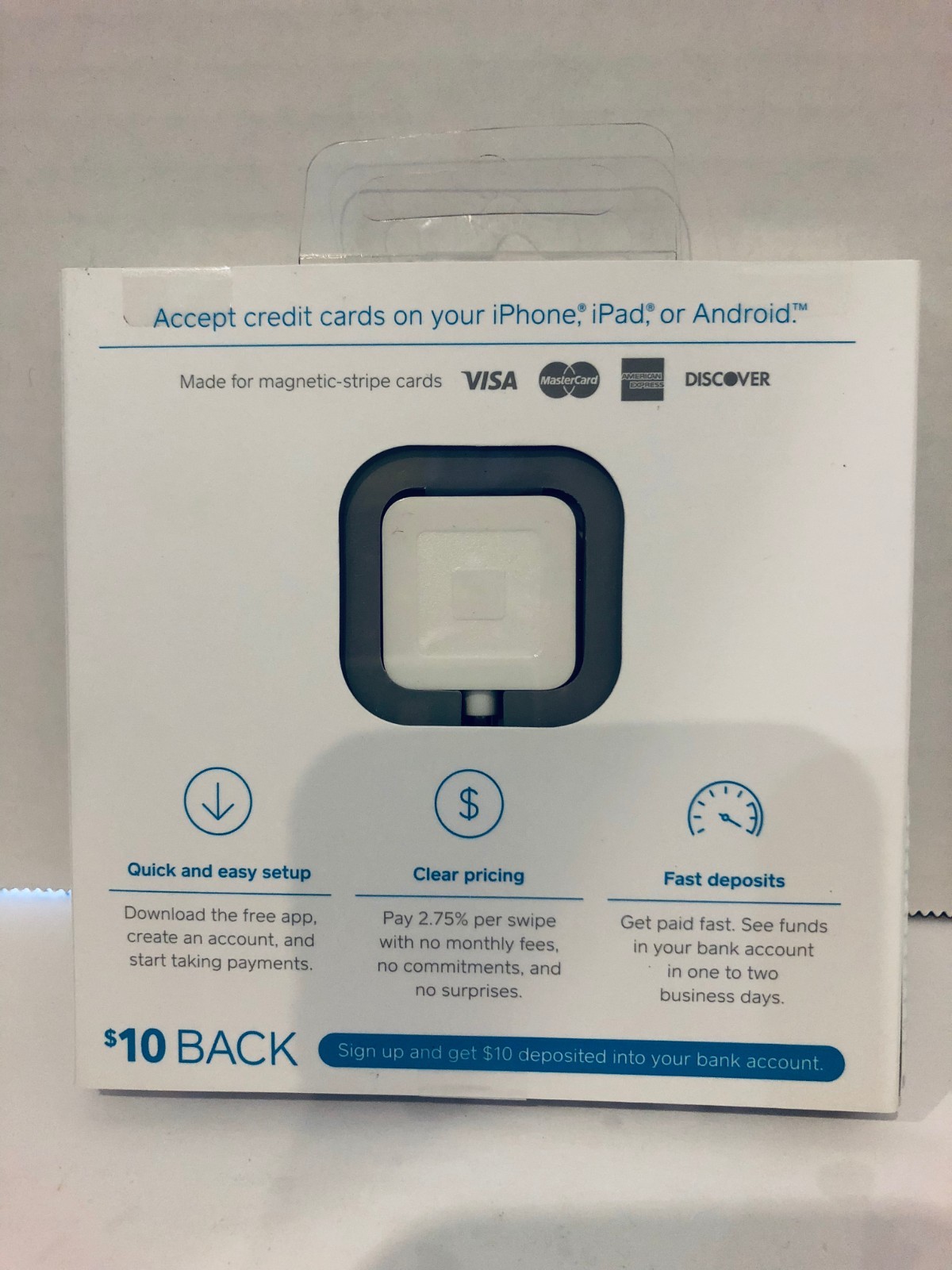 Square Reader Magstripe Accept Credit Cards Today New