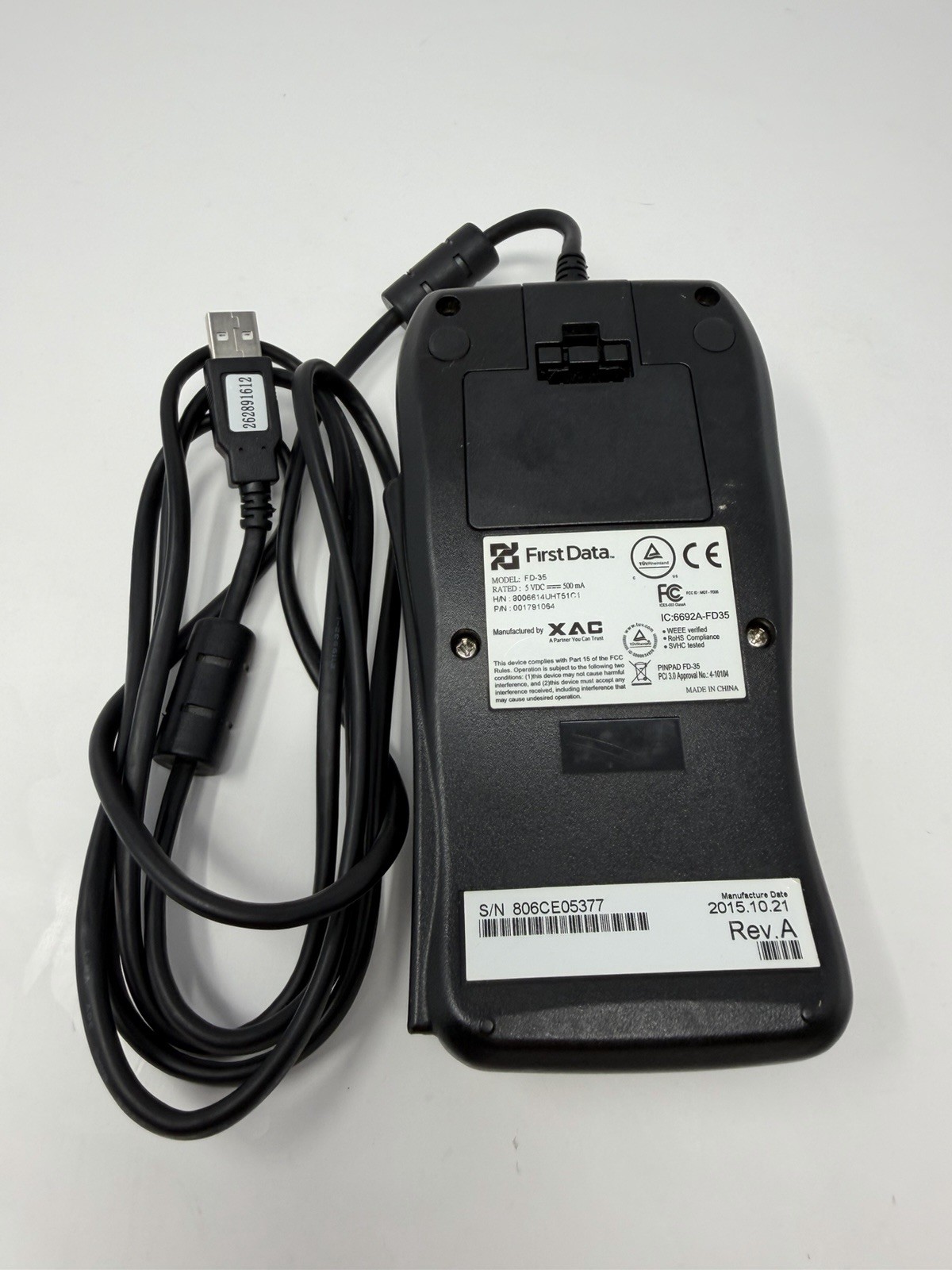First Data FD35 PIN pad – EMV Ready / ApplePay NFC for FD130 FD130 DUO FD100Ti