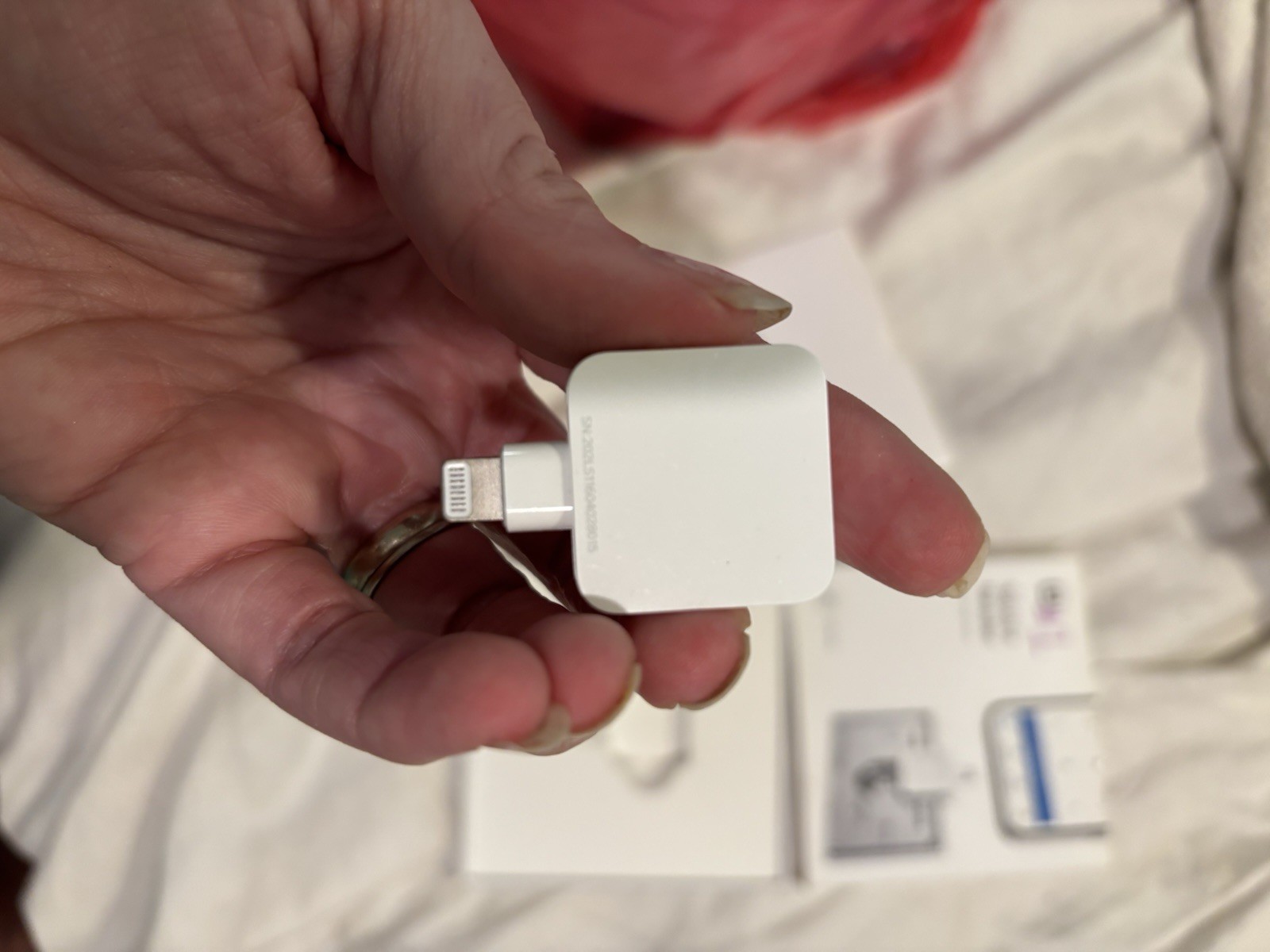 Square – Reader for Magstripe (with lightning connector) – Glossy White LOT of 5