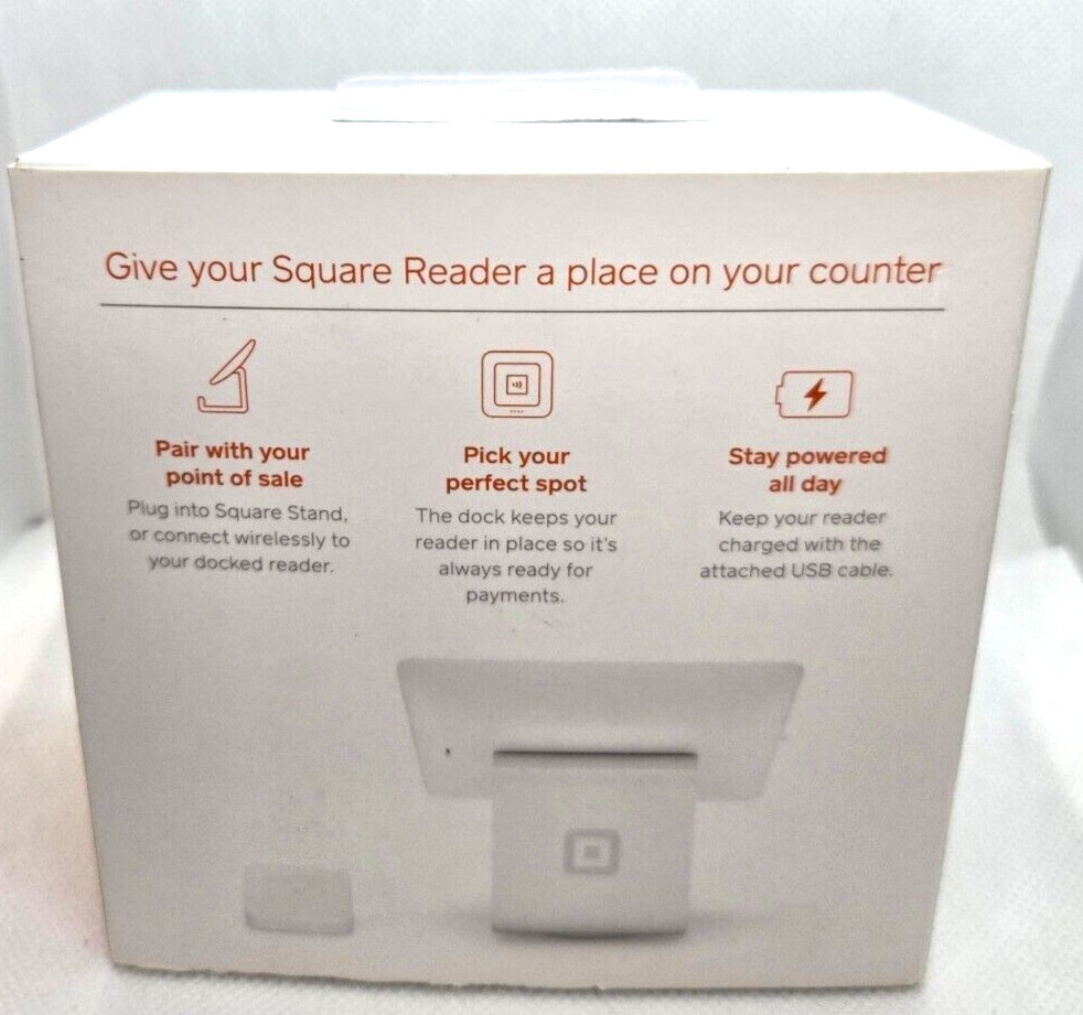 Dock for Square Contactless Credit Card + Chip Reader A-SKU-0120-01