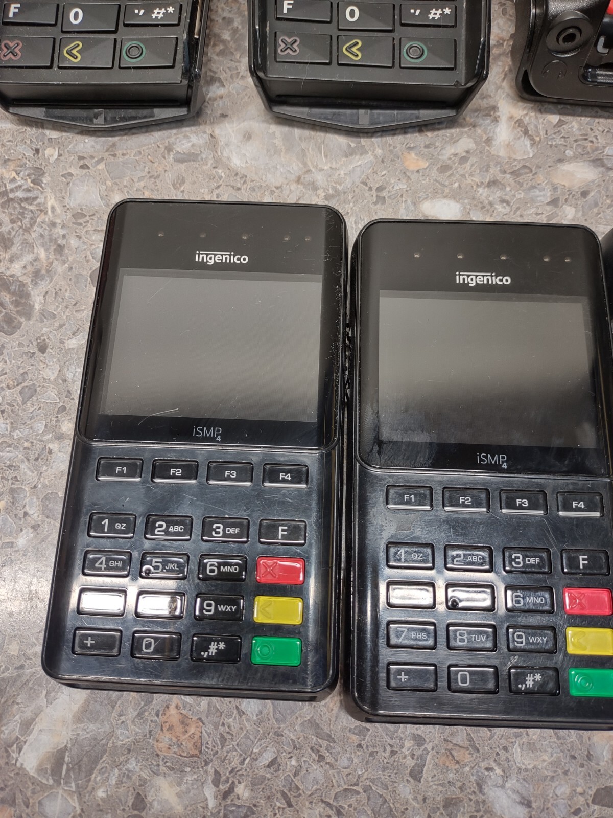 INGENICO Lane 5000-3000-3500-ISMP4 Payment Processing Terminal LOT OF 8