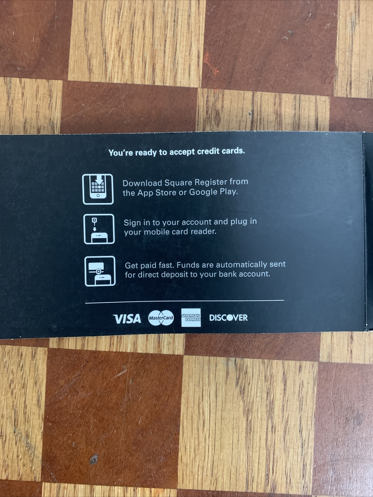Square Credit Card Reader for iPhone, iPad and Android New Open Box