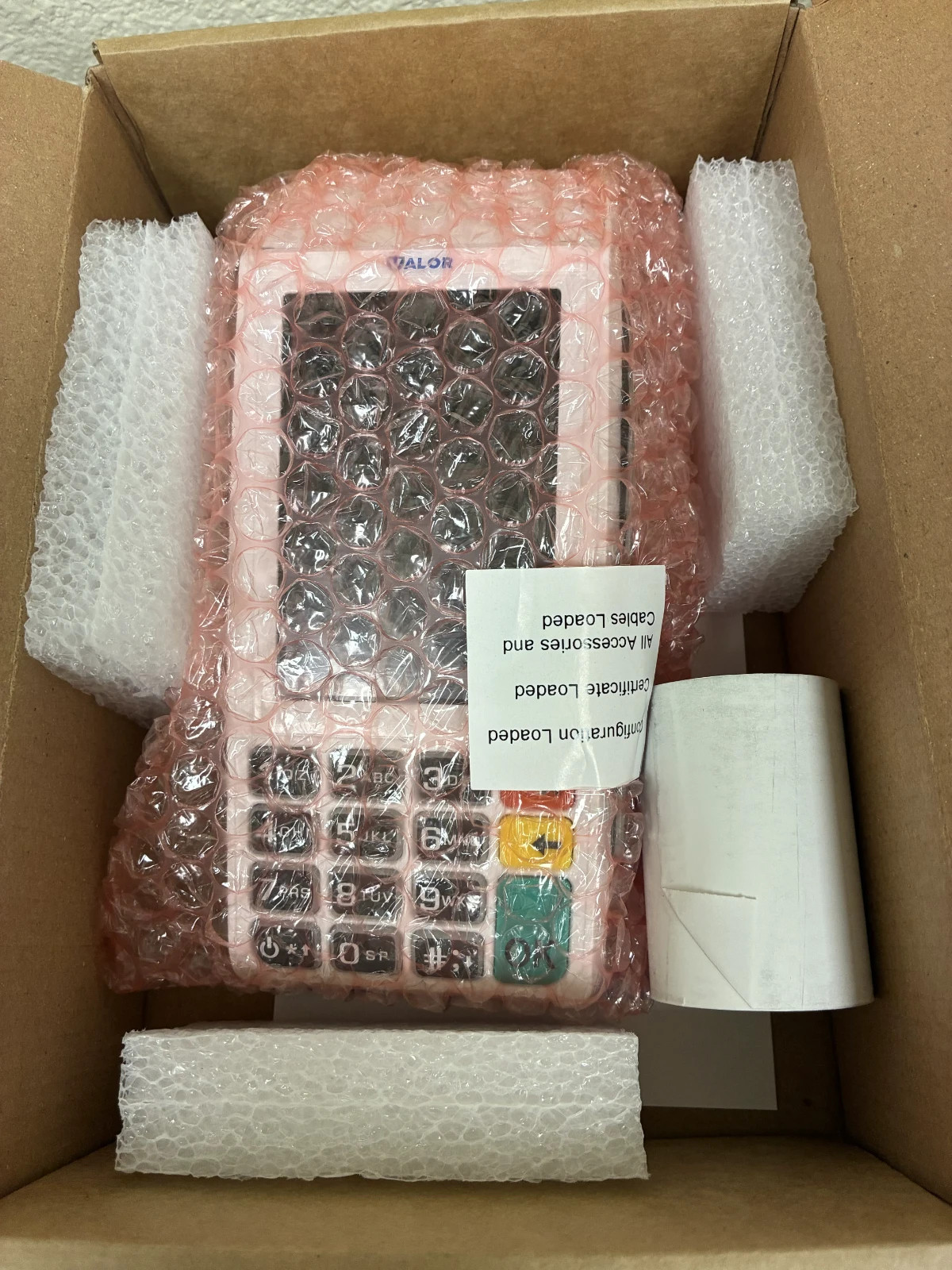 Set of 4 Valor PayTech VEGA3000 Credit Card Payment Terminals (Model VL110)