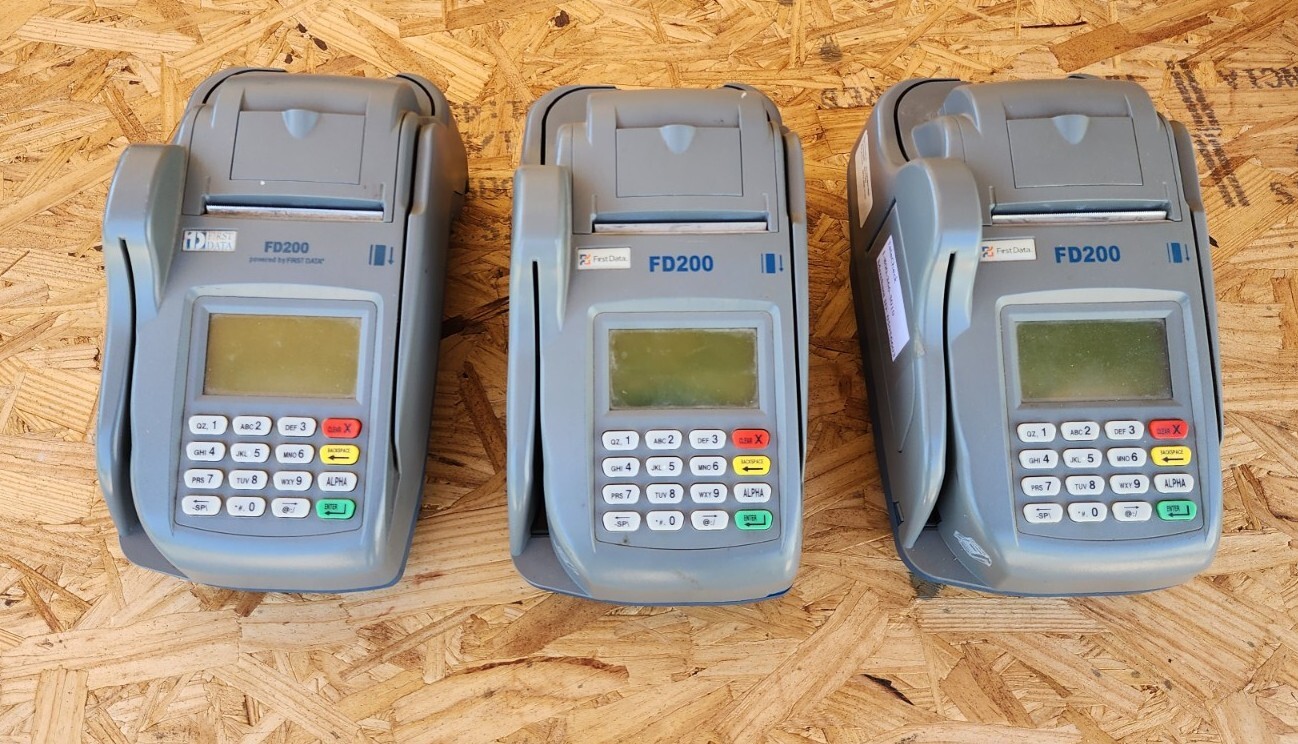 🔥Lot of First Data Credit Card Reader FD200 in great condition LOOK