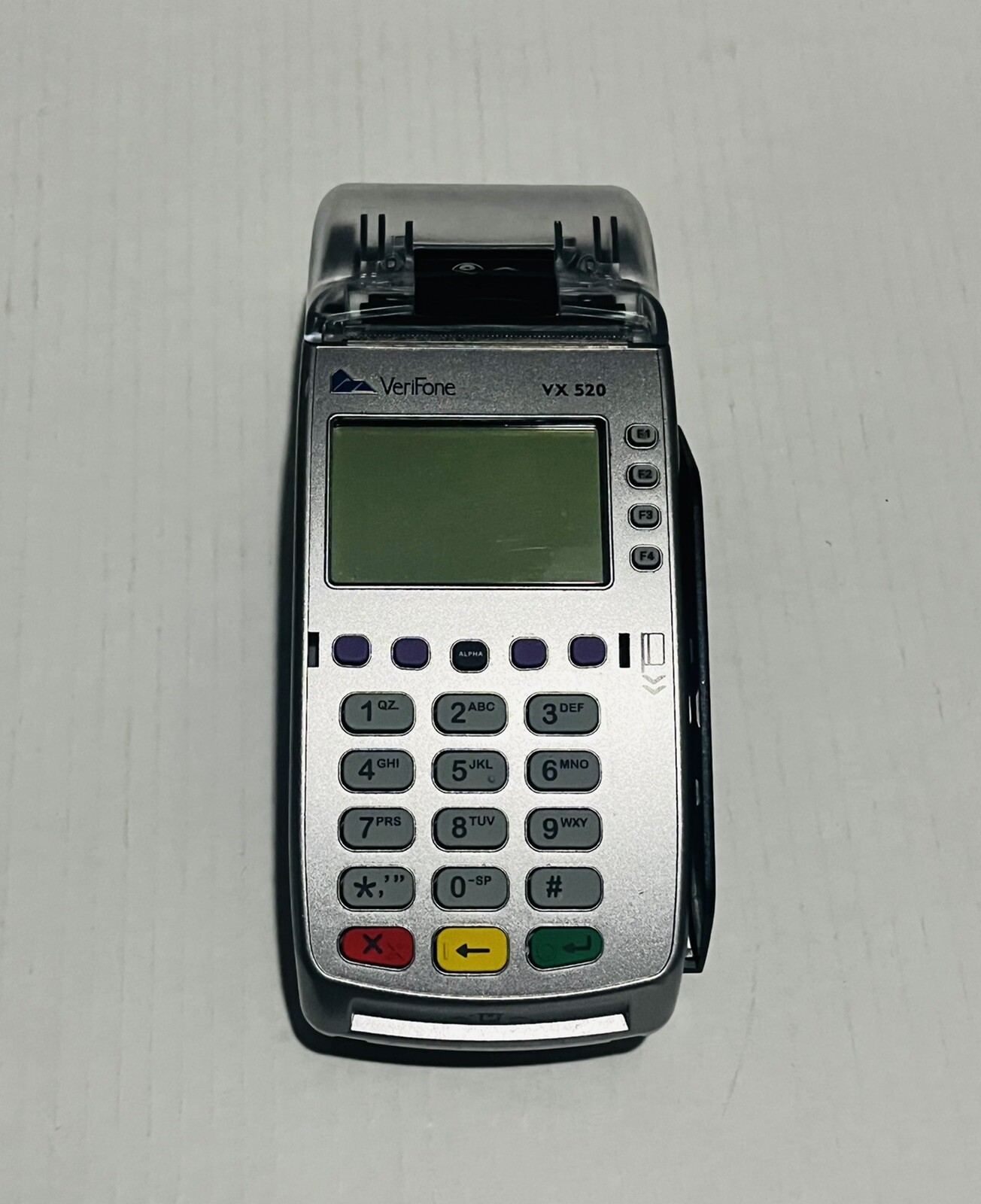 VeriFone VX520 DIAL/ETH Credit Card Machine #M252-653-AD-NAA-3 Tested *Read