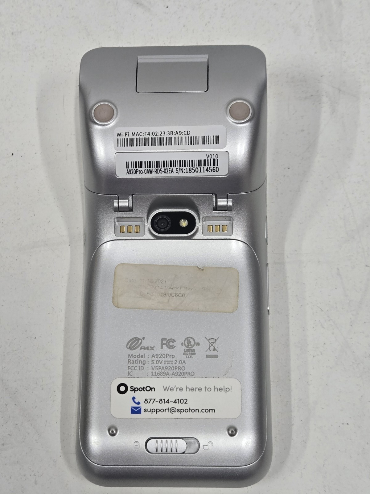 PAX A920 Pro SpotOn SmartPOS Android Payment Terminal Card Reader