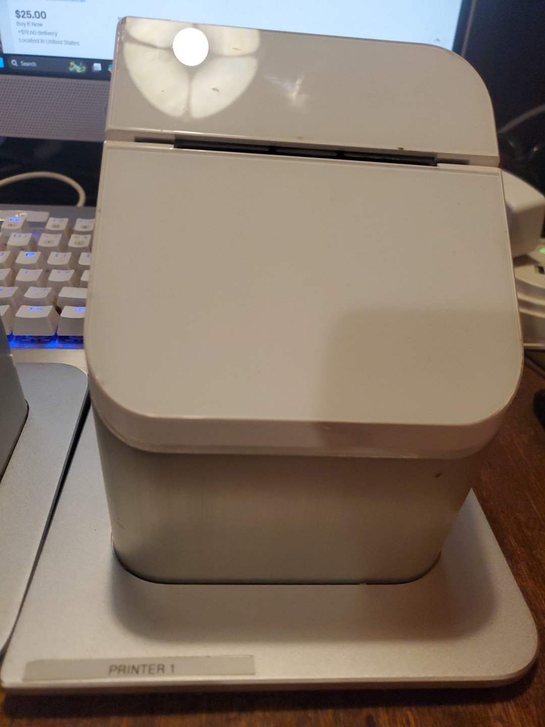 Clover P100 Station Printer Receipt Printer No Wires USED Lot Of 2