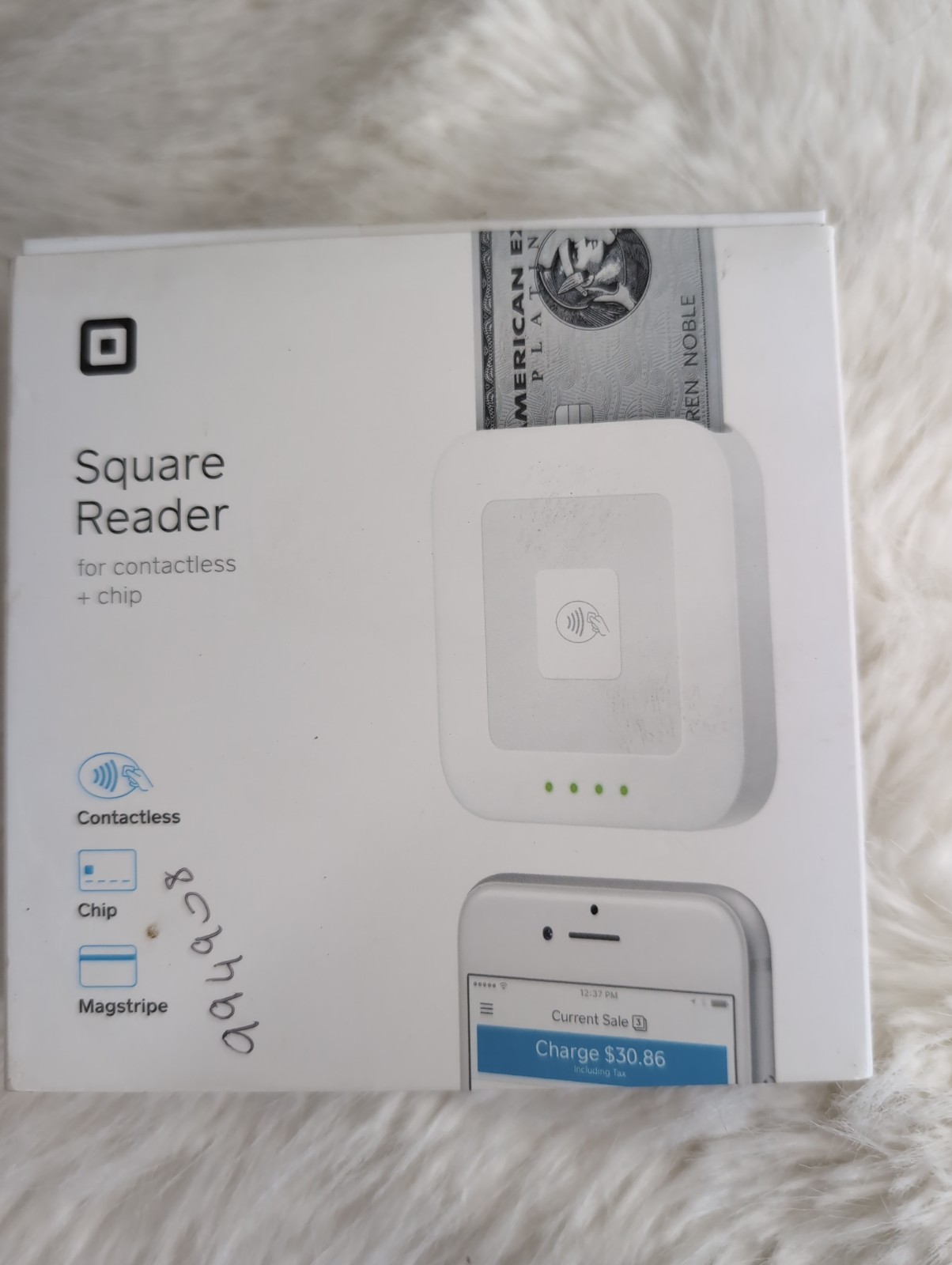 Square Reader A-SKU-0636 Credit Card Reader No Contactless – Open Box