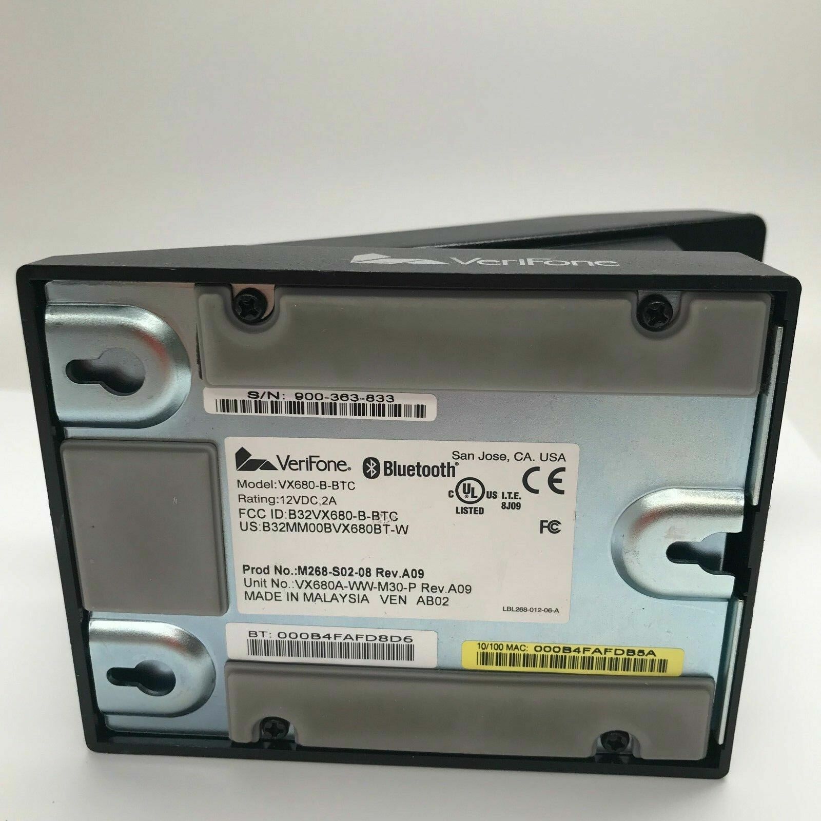 VeriFone Vx680 BlueTooth charging base