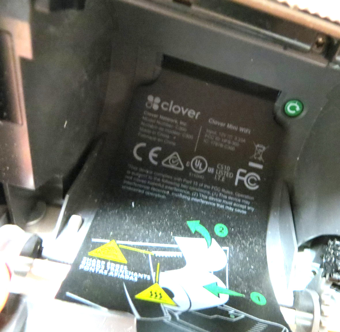 Clover Mini WiFi C300 POS MAIN UNIT ONLY AS IS Parts