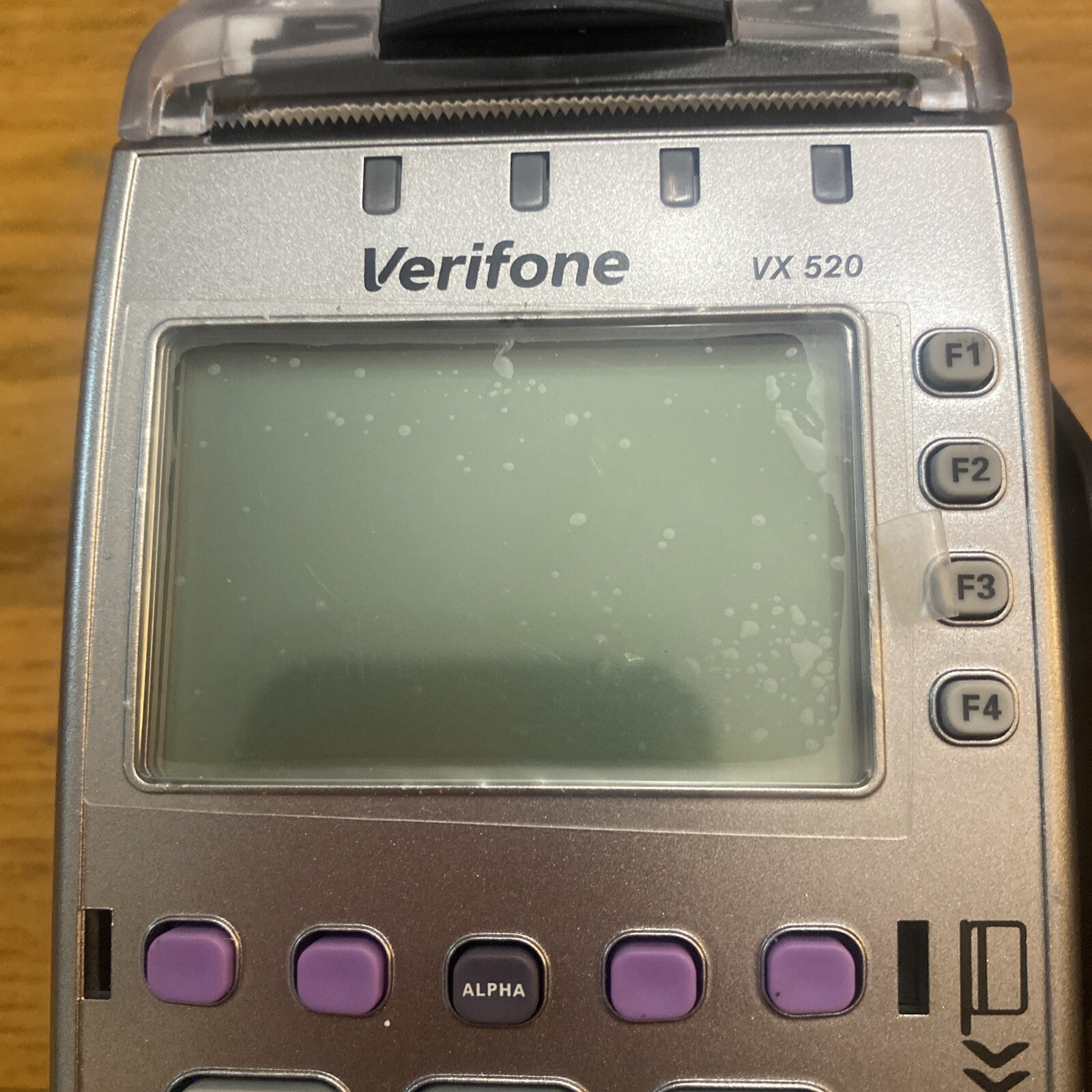 VeriFone VX 520 Credit Card Machine Processor Ethernet Chip Reader As-Is Prop